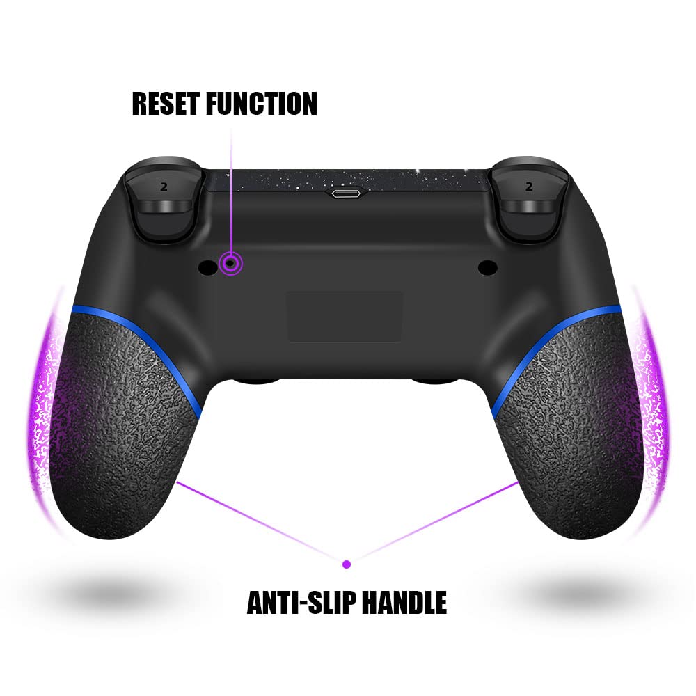 Upgraded Wireless PS4 Controller for PS4/Pro/PC - Gaming with Motion & Audio