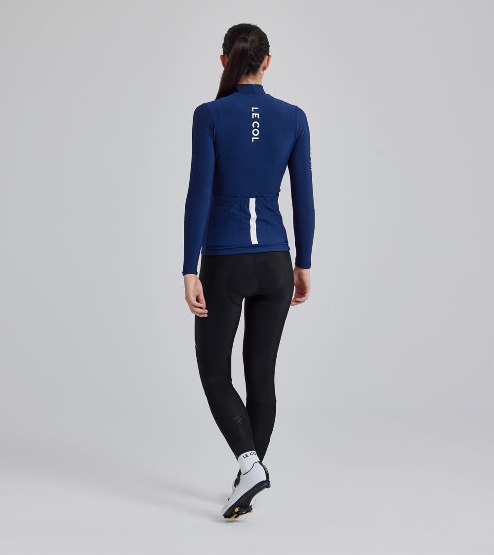 Women's Pro Aqua Zero Long Sleeve Cycling Jersey - Breathable Water Resistant Bike Shirt with Rear Pockets & Zip Closure | Perfect for Road Biking, Mountain Cycling & Outdoor Sports