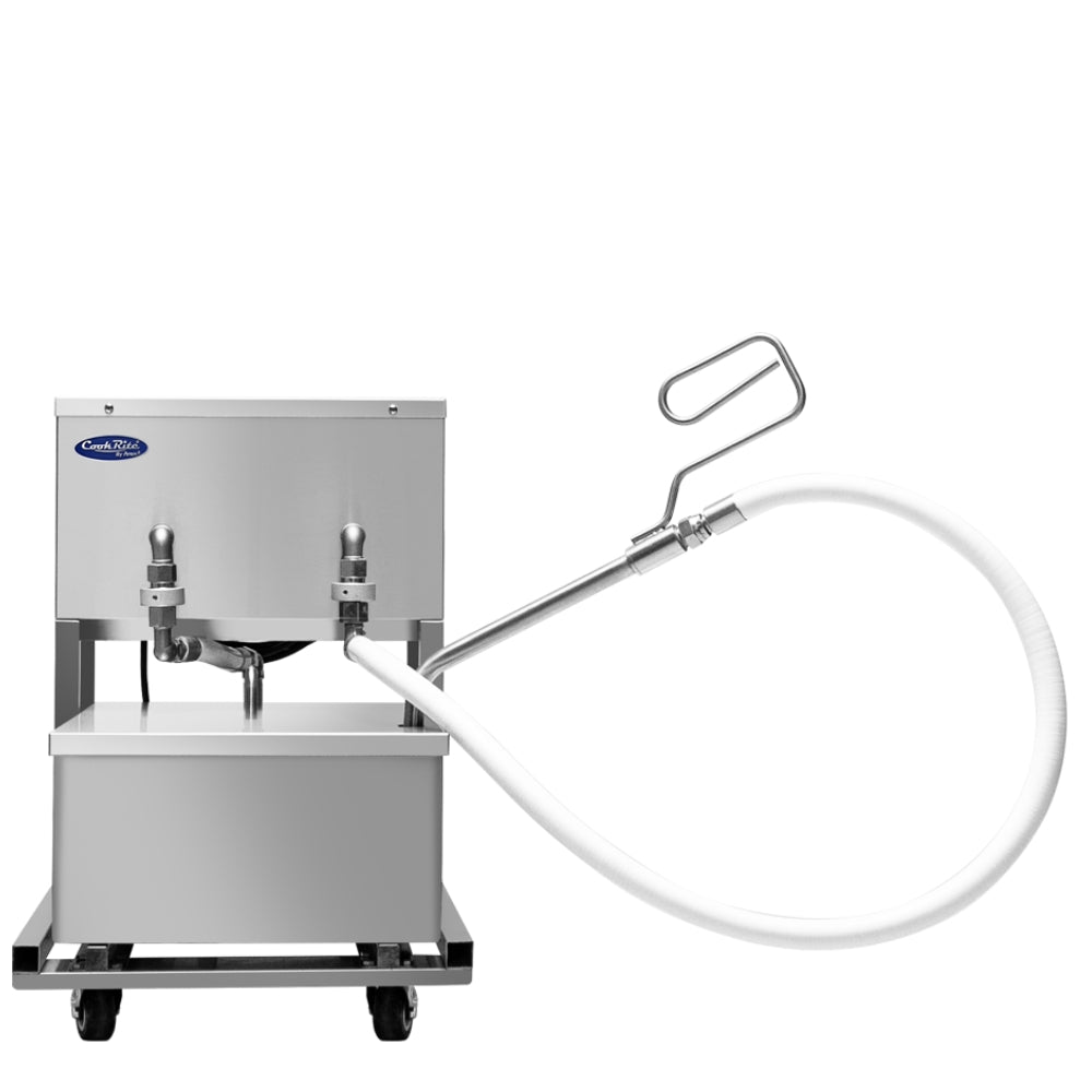 Atosa 50 lb Commercial Portable Fryer Oil Filter Machine for Restaurants & Food Trucks - Heavy Duty Oil Filtration System for Deep Fryers