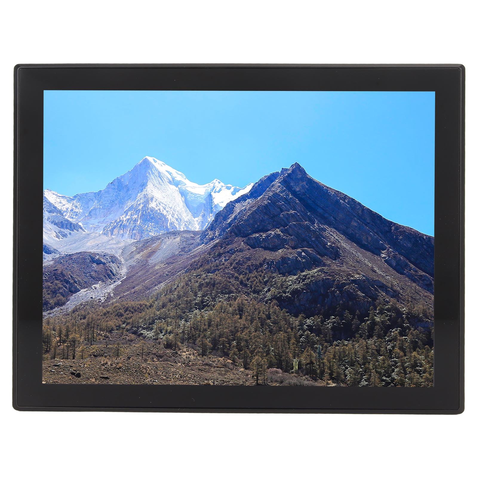 8 Inch Wall Mount Touchscreen Monitor with Capacitive Display for FC08 - Portable Touch Screen for Security Monitoring, Notebook Display (European Plug) - Ideal for Home Security, Office Work, and Digital Signage