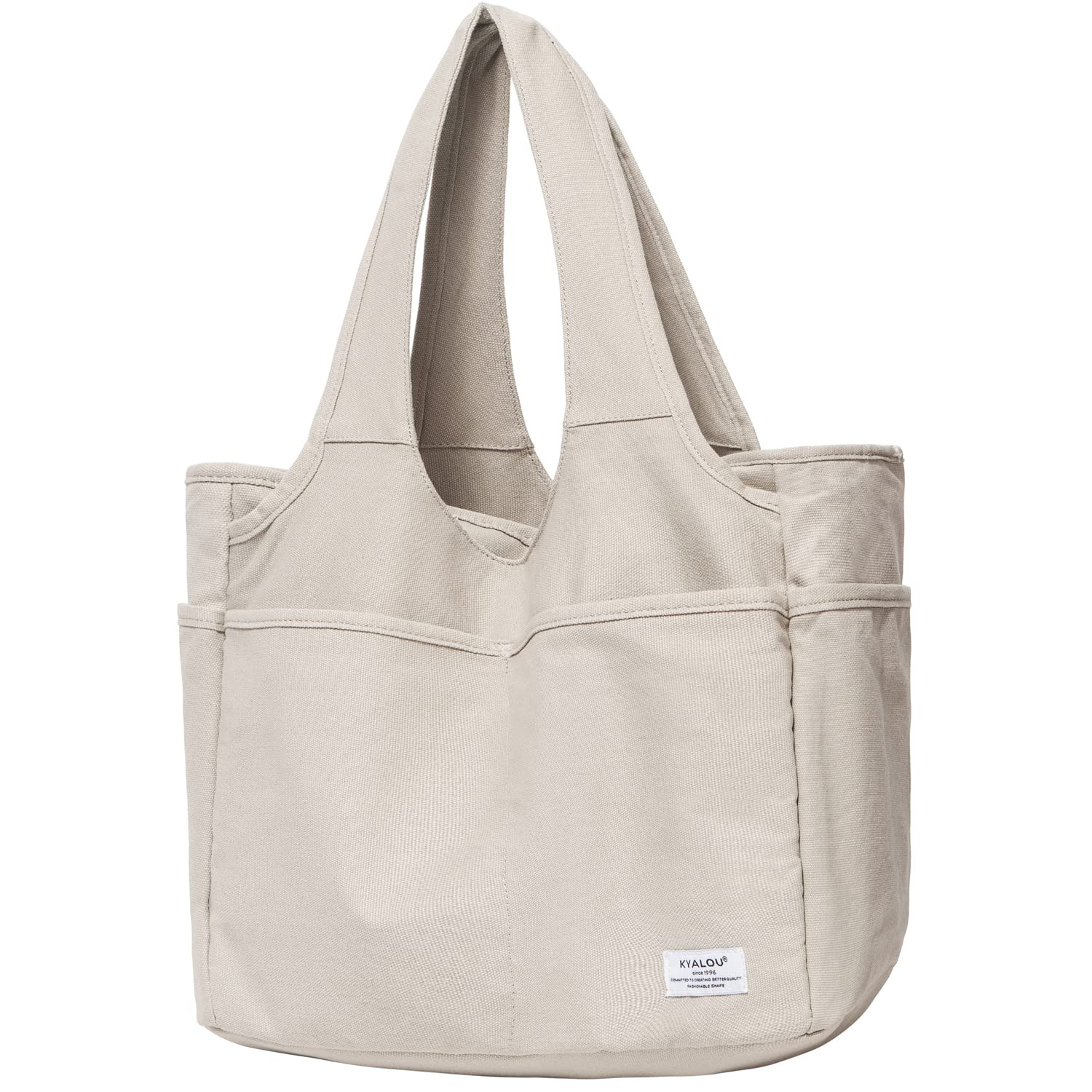KYALOU Large Tote Bag for Women - Durable Casual Shoulder Bag for Work, Gym, Beach, Travel, Shopping & College - Perfect for Everyday Use, Grocery Hauling and Commuting