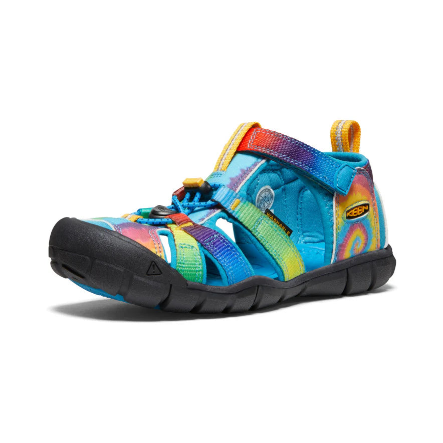 YOUTH SEACAMP II CNX Vivid Blue/Original Tie Dye Water Shoes - Perfect for Beach, Pool, Water Sports & Summer Activities