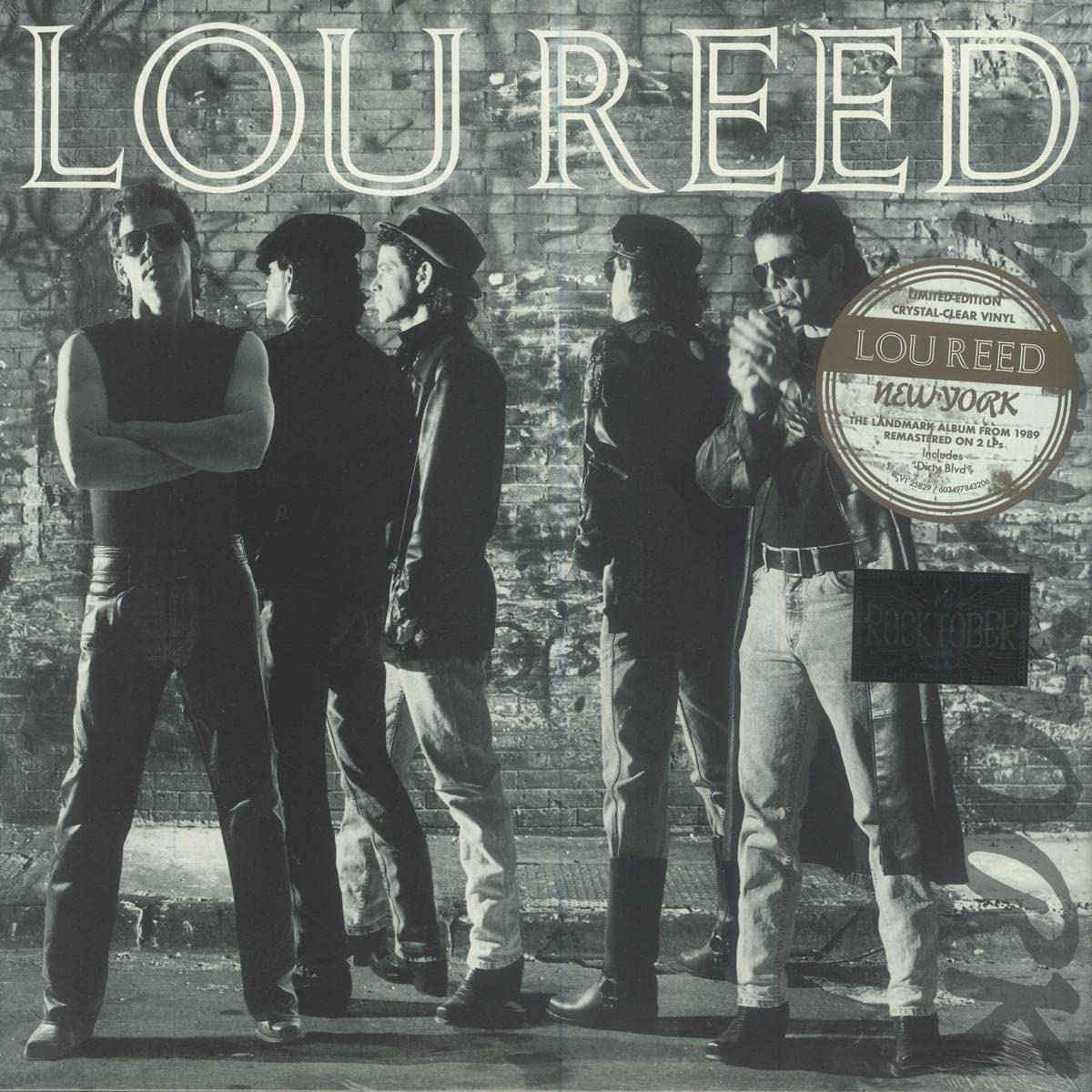Lou Reed – New York Clear Vinyl LP | Limited Edition Rock Music Album – Perfect for Collectors & Vinyl Enthusiasts | Great for Home Listening, Gifts & Music Collections