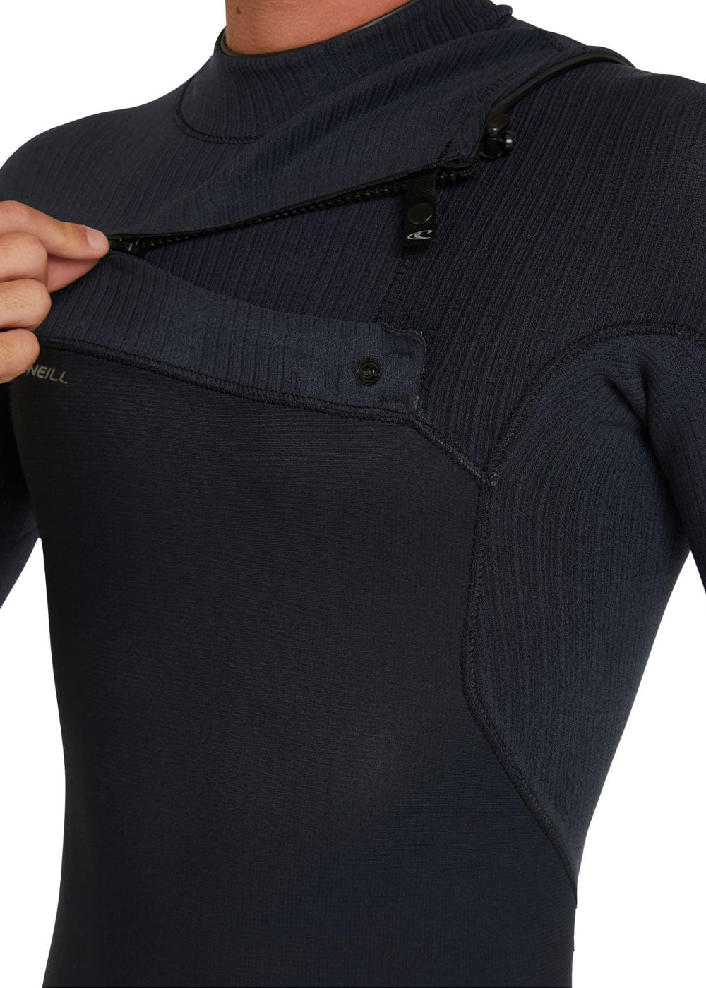 O'Neill Men's Hyperfreak 4/3mm Chest Zip Steamer Wetsuit for Surfing, Diving & Water Sports - Premium Neoprene Full Suit with Thermal Protection