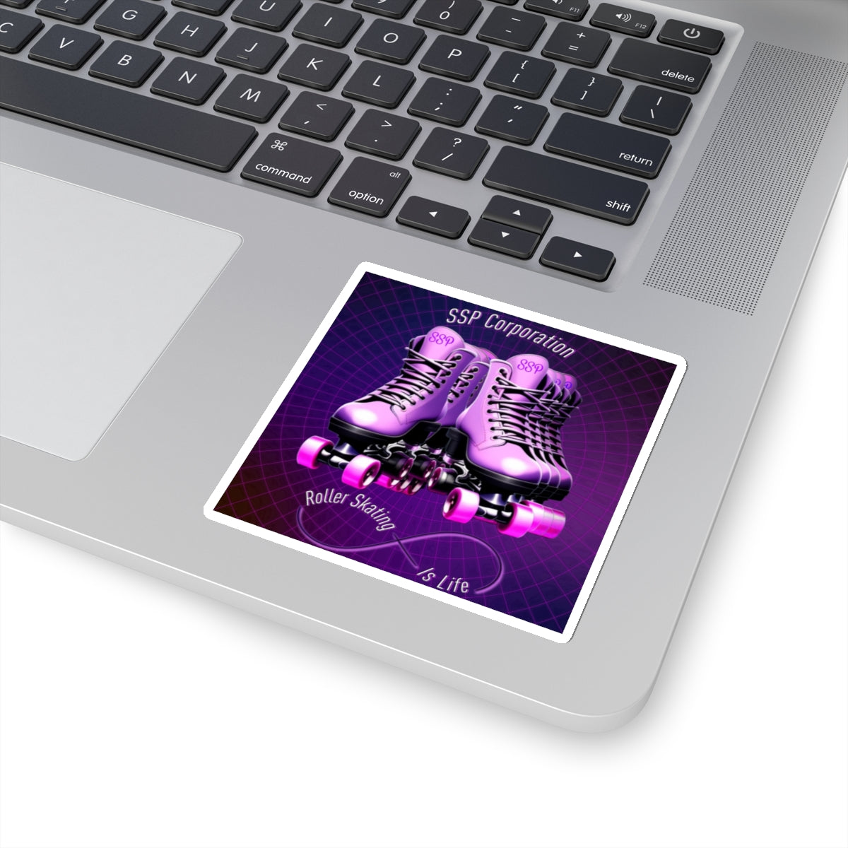 SSP Corp Roller Skating Sticker - Premium Vinyl Decal for Skateboards, Helmets & Laptops - Express Your Passion for Skating