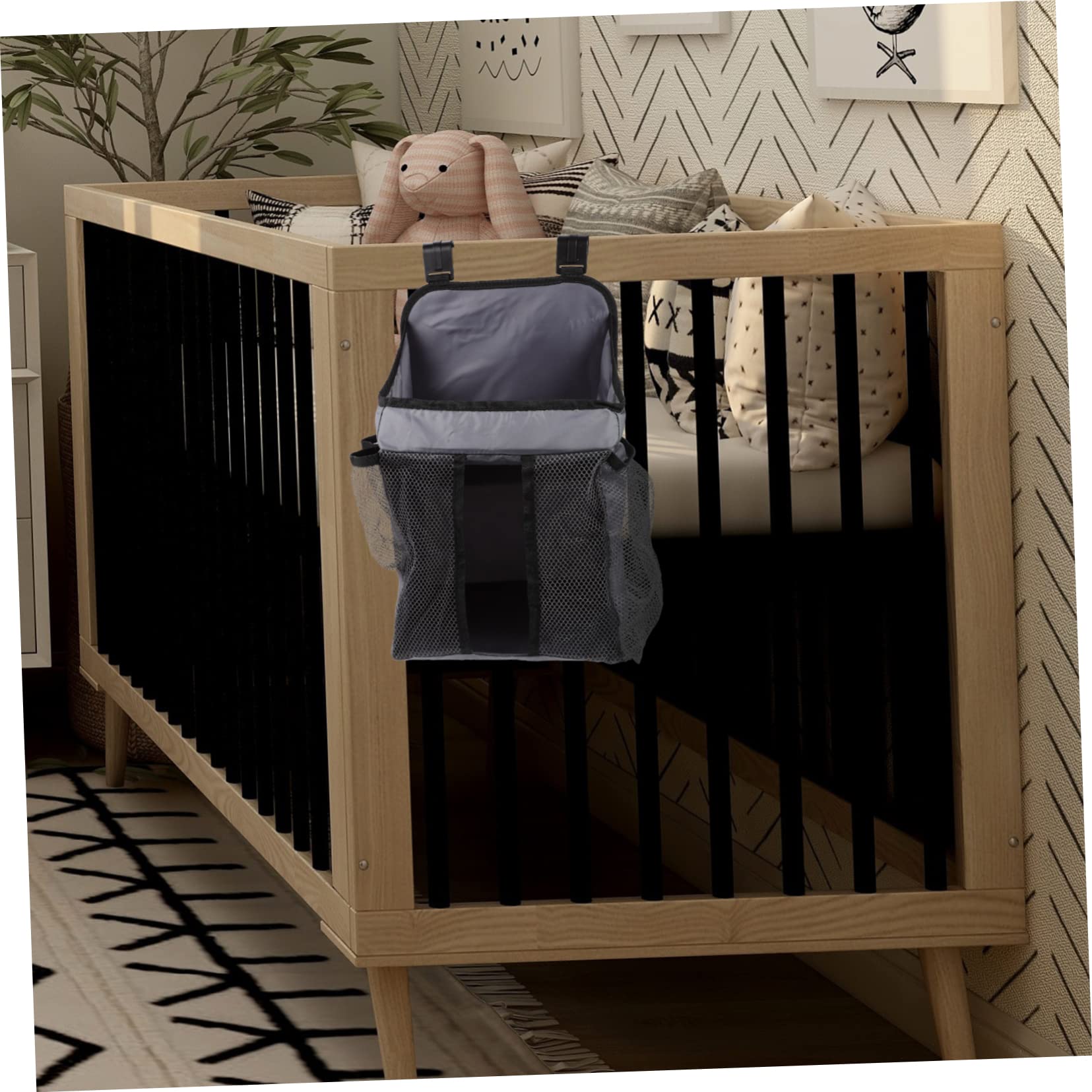 Wakauto 4-Piece Storage Bag Set - Essential Diaper Organizer & Nursery Storage Holder - Perfect for Baby Essentials, Travel, and Home Organization