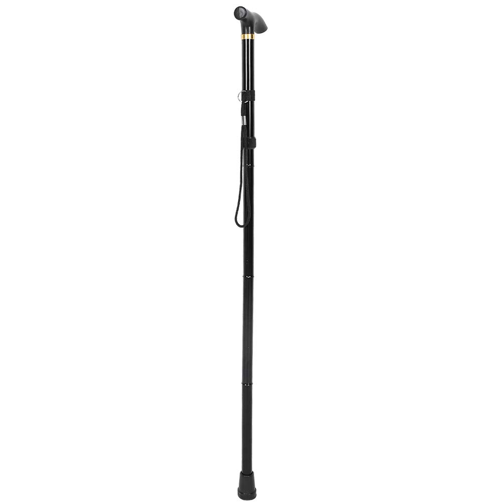Adjustable Folding Walking Cane for Seniors - 5 Height Settings, Lightweight & Non-Slip - Perfect for Travel, Hiking & Daily Mobility Support