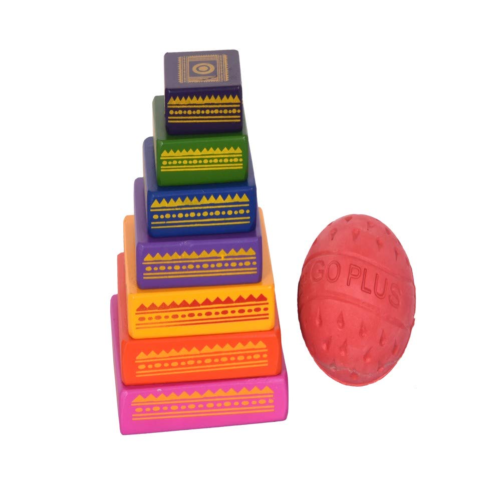 Handcrafted Seven Stones Game with Ball | Traditional Indian Lagori Pitthu | Outdoor Fun for Kids & Family | Ages 8+