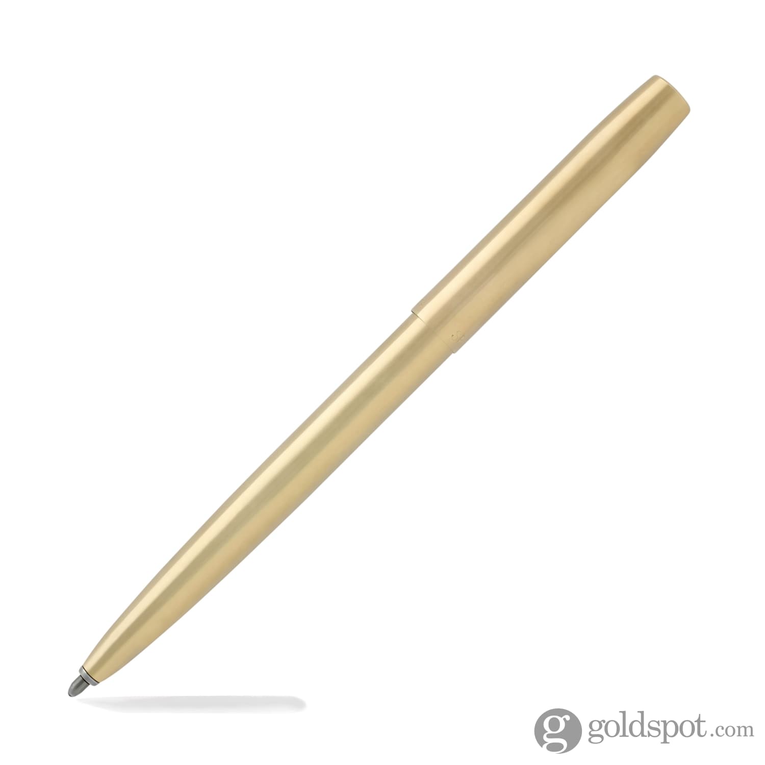 Fisher Space Pen Cap-O-Matic Ballpoint Pen - Raw Brass Finish | Durable & Refillable for Everyday Carry, Office, Travel & Outdoor Adventures
