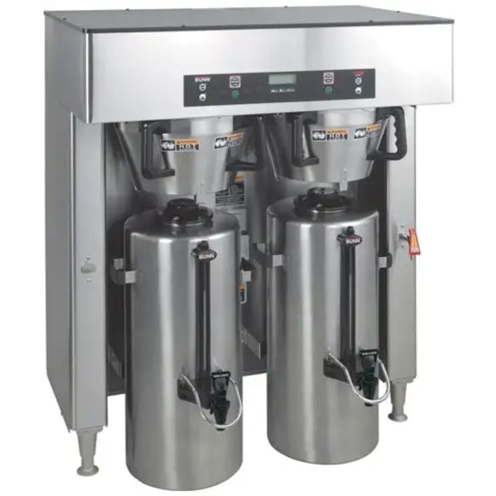 Bunn 39200.0000 Titan Dual Brewer Commercial Coffee Maker - 34.3 Gallons/Hour Capacity (120/208V/60/3PH) - Perfect for Restaurants, Cafes & Office Break Rooms