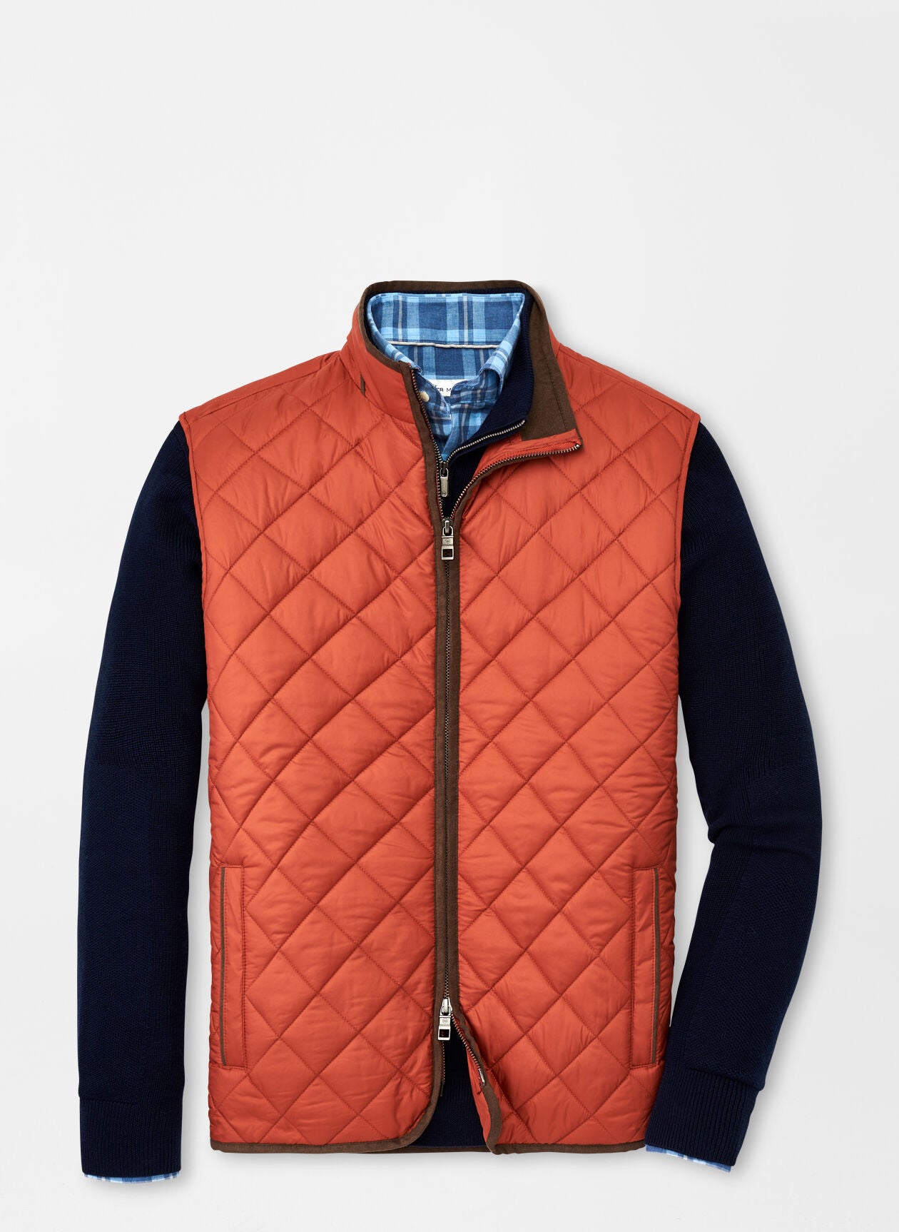 PETER MILLAR ESSEX QUILTED VEST for Men - Lightweight Insulated Winter Jacket with Premium Cotton Shell - Perfect for Outdoor Activities & Casual Wear