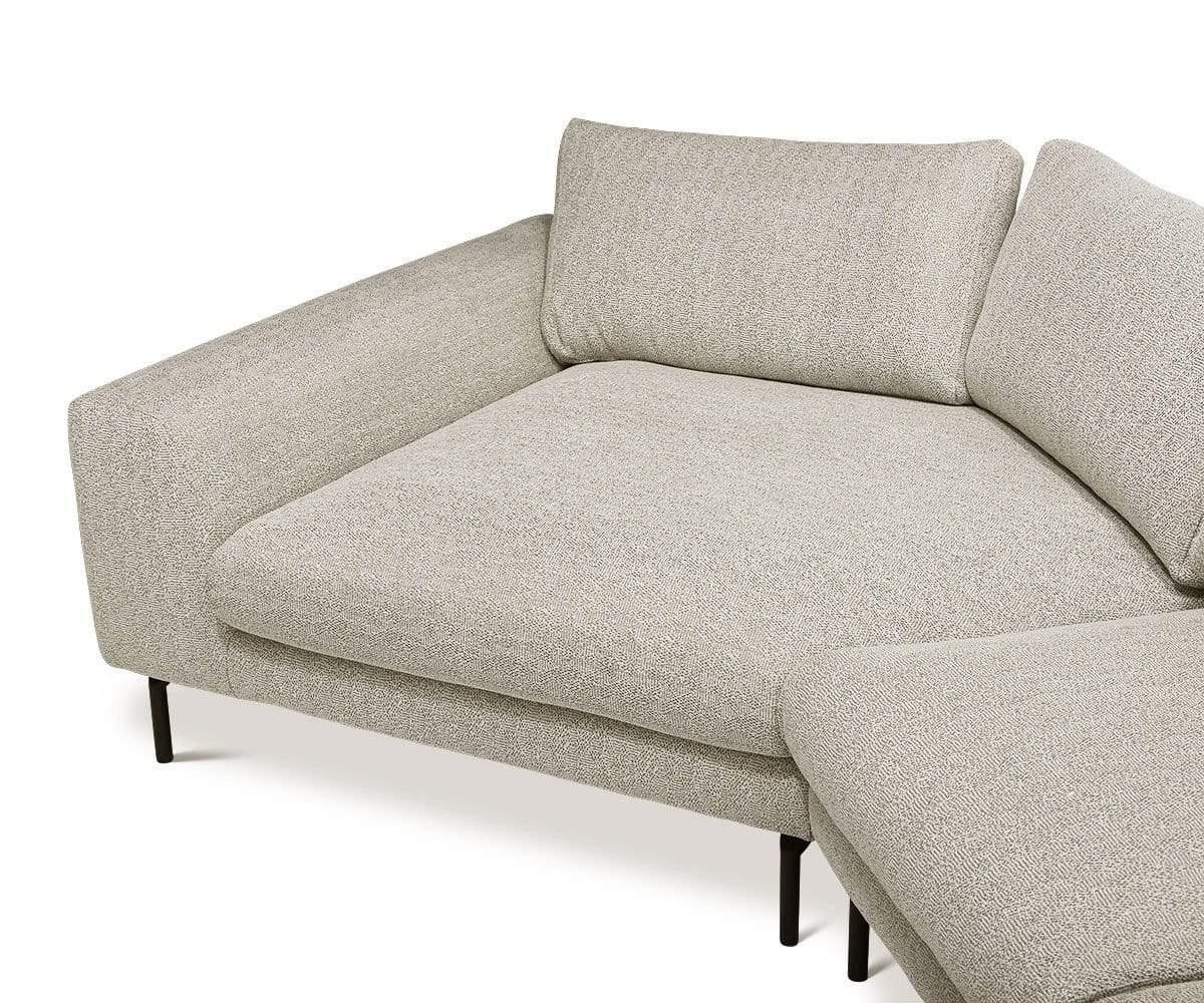 Comfortable Left-Facing Rowena Cuddler Sectional Sofa - Perfect for Living Room, Family Room & Cozy Movie Nights