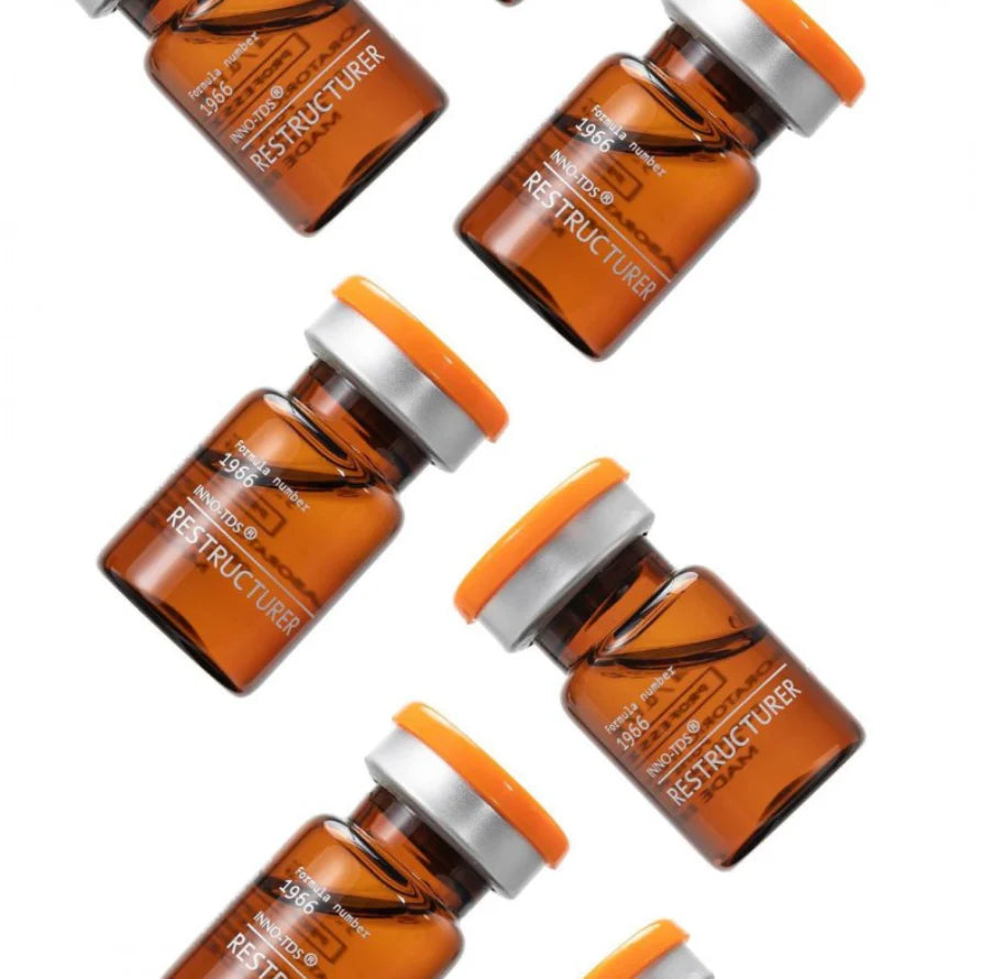 INNOAESTHETICS INNO TDS® Restructurer 1966 (4 Vials x 5ml) - Professional Skin Rejuvenation Treatment for Anti-Aging & Wrinkles - Perfect for Dermatologists & Skincare Clinics