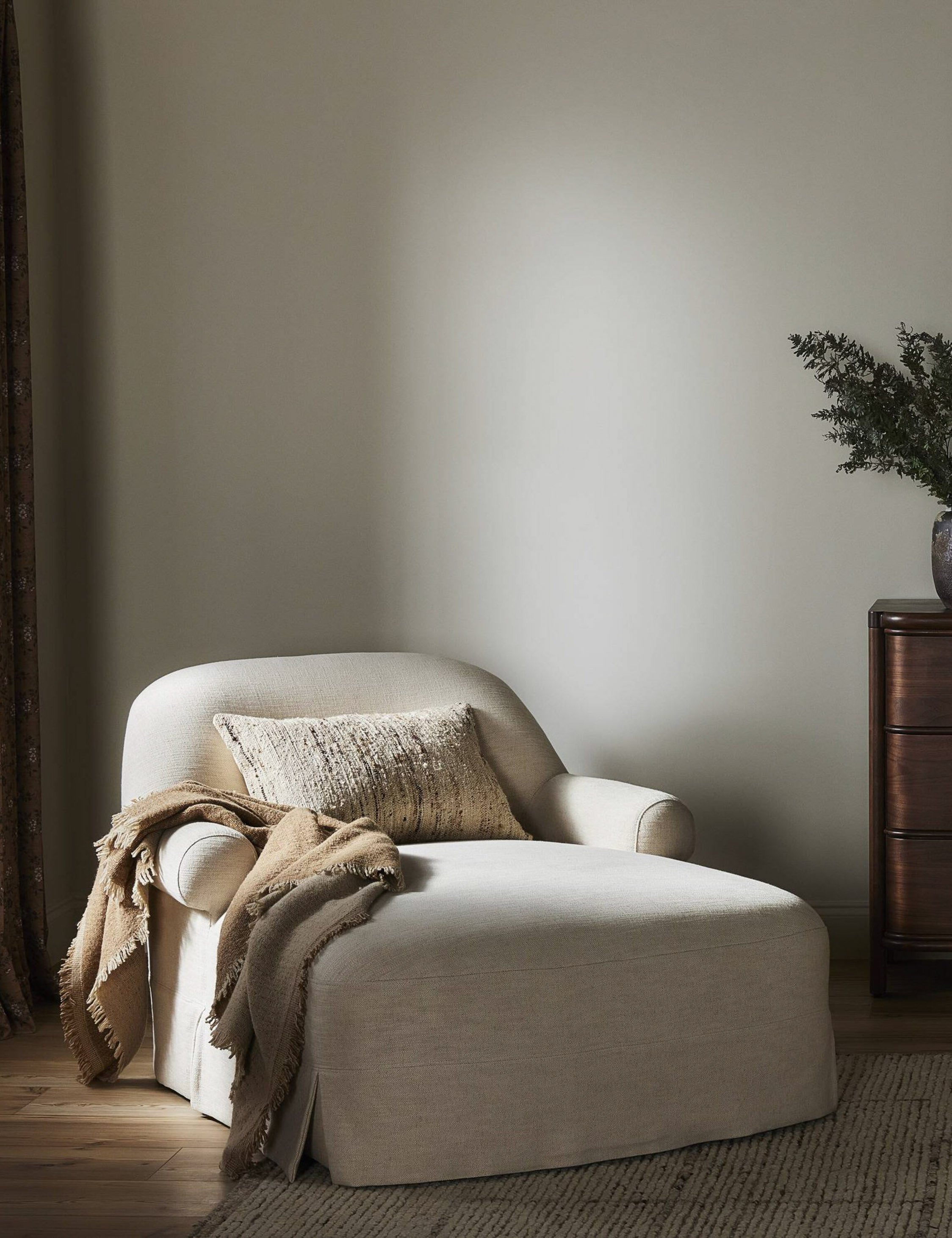 Arden Slipcover Chaise Lounge by Amber Lewis x Four Hands - Modern Living Room Furniture for Relaxing & Entertaining