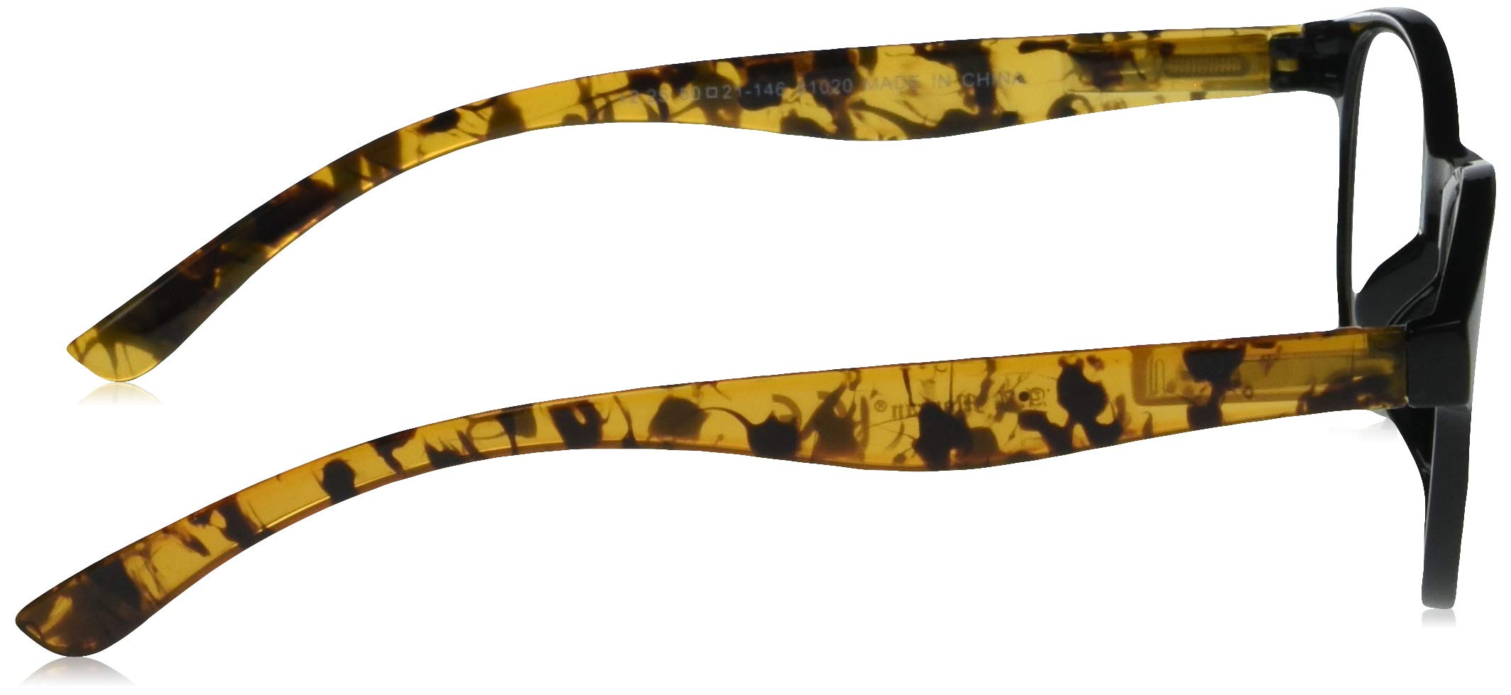 A.J. Morgan Round Reading Glasses with Blue Light Blocking - Lightweight & Stylish for Computer Work, Reading Books, and Office Use