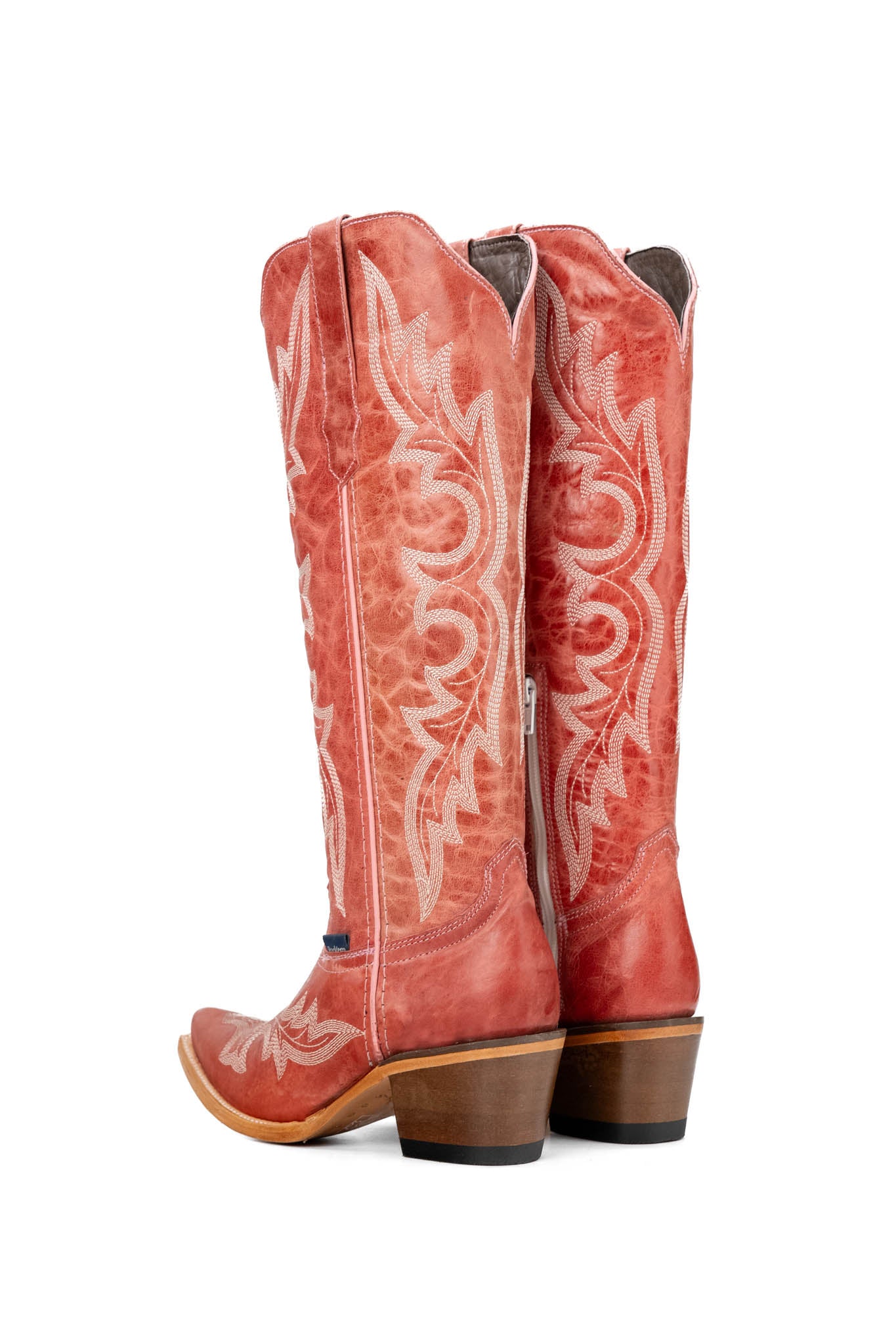 Odette Tall Snip Toe Cowgirl Boots for Women - Western Riding Boots with Pointed Toe & Stacked Heel | Perfect for Country Dancing, Rodeo Events & Fashion Outfits