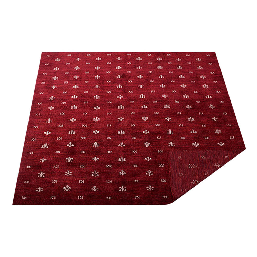 Handmade Ebony Hand-Knotted Wool Rug - Luxurious & Durable for Living Room, Bedroom, or Office Decor