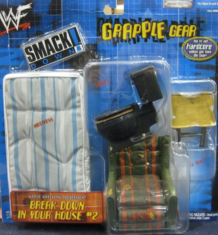 WWF Jakks Pacific Grapple Gear Series 5 Wrestling Action Figure - 2000 Collector's Edition for Home Wrestling Matches & Play Battles