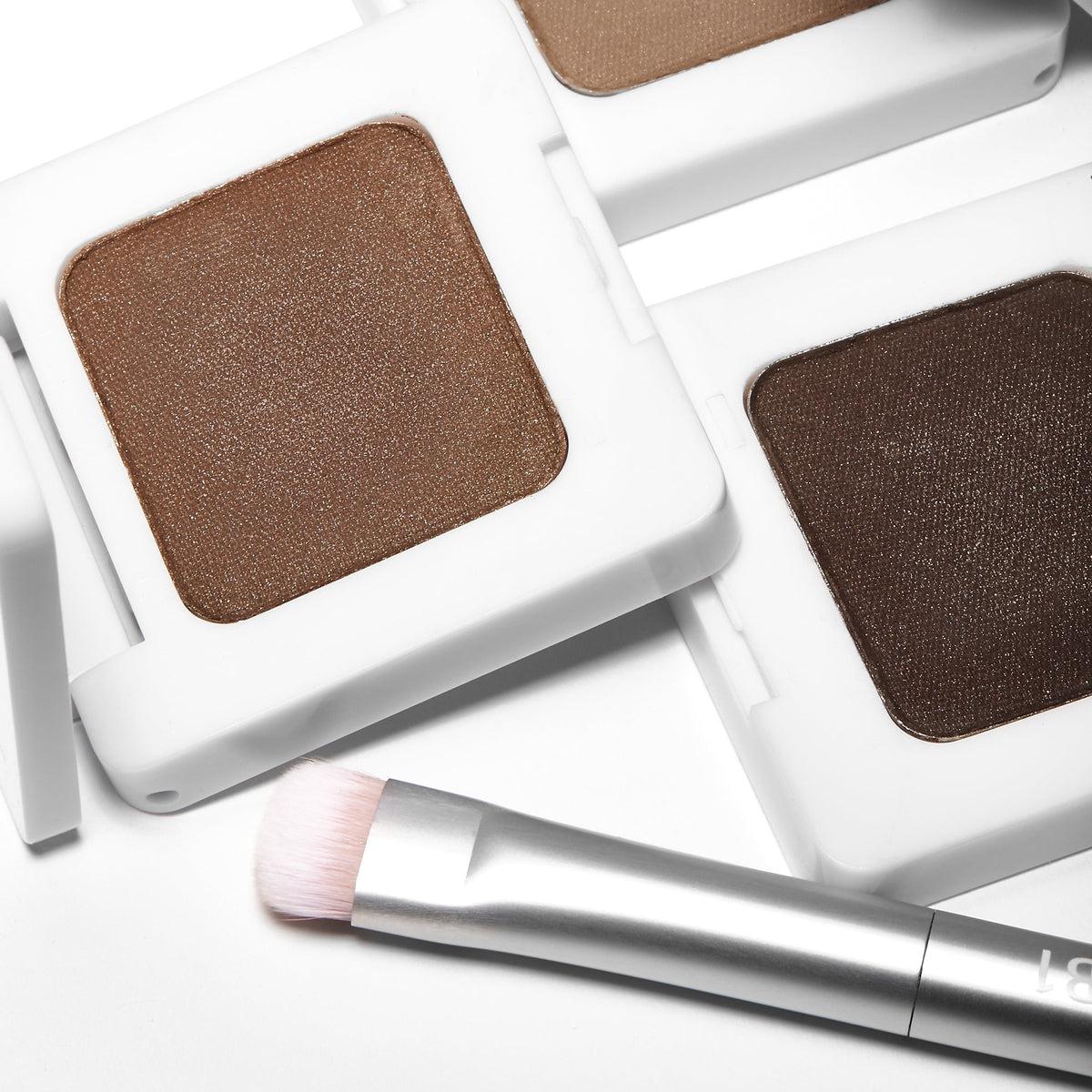 RMS Beauty Back2Brow Brush - Dual-Ended Eyebrow Brush for Shaping & Filling - Vegan & Cruelty-Free Makeup Tool for Natural Brows - Perfect for Everyday Makeup & Professional Use