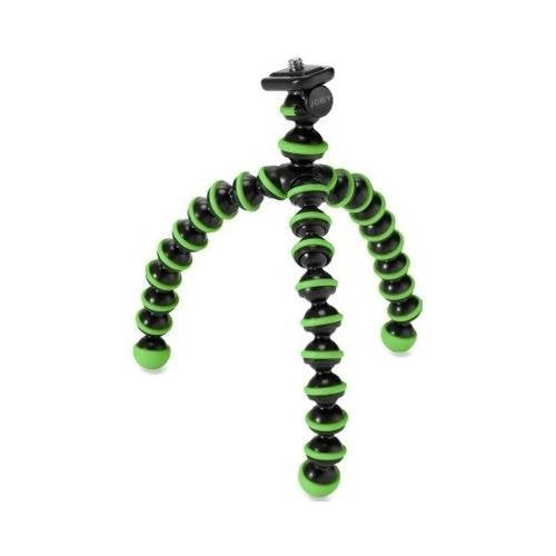 JOBY Gorillapod Original Flexible Mini Tripod Stand (Black/Lime Green) - Compact Camera & Smartphone Tripod for Travel, Vlogging & Photography