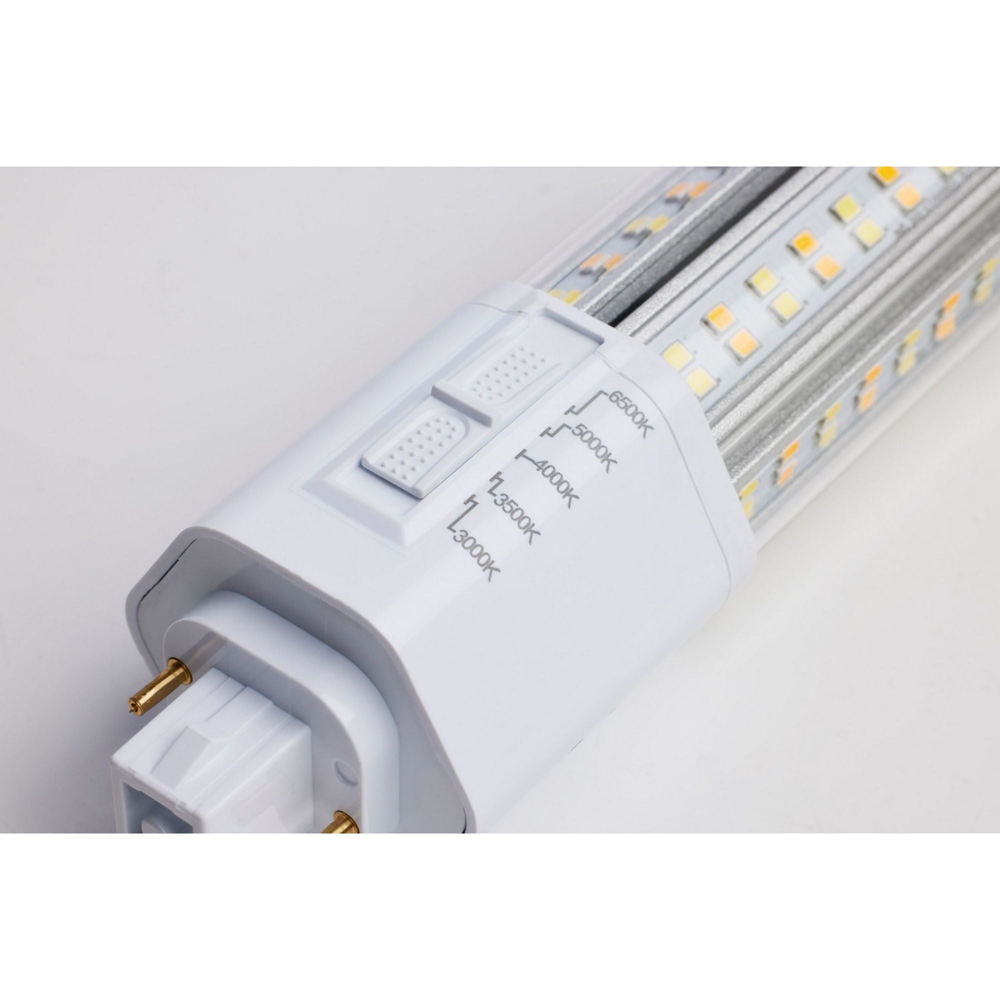 2 Pin PL LED Bulb 22W - 2860 Lumens High Brightness - Ballast Bypass - 3000K to 6500K Color Temperature - G24d Base - Perfect for Commercial Lighting, Kitchens, and Office Spaces