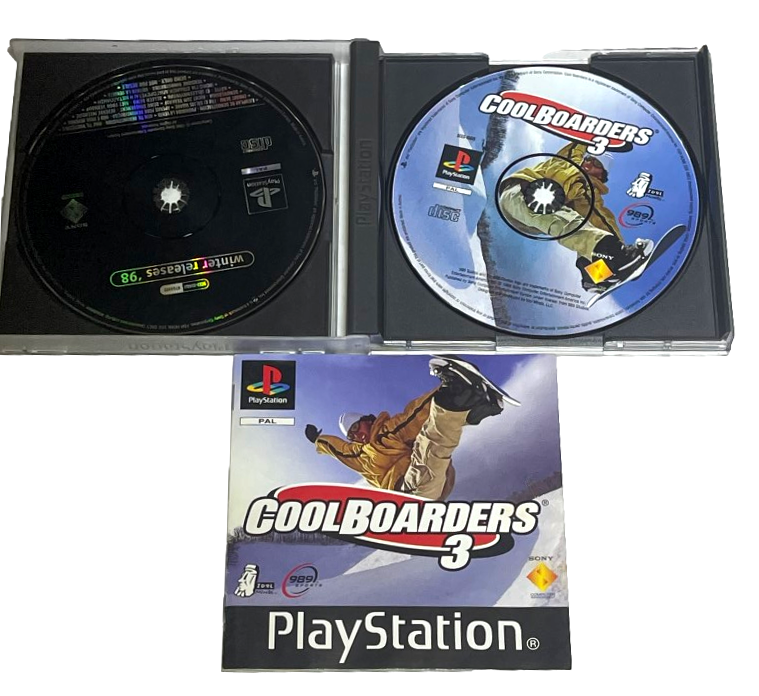 Cool Boarders 3 Complete Game for PS1 PS2 PS3 PAL - Preowned Retro Video Game for Snowboarding Fans | Perfect for Gaming Collections & Nostalgic Play