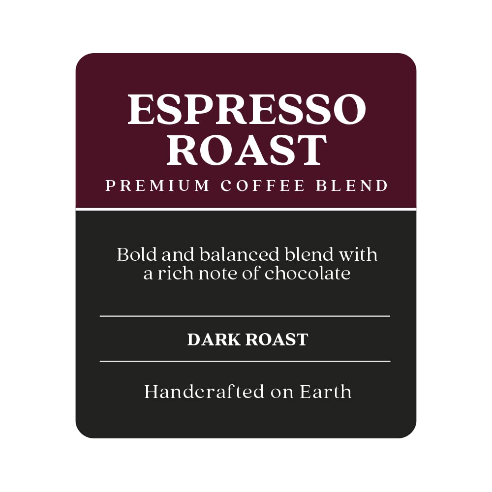 Premium Copper Moon Dark Roast Whole Bean Coffee - Espresso Blend, 5 Pound Bag for Rich Flavor - Perfect for Home Brewing, Office Use & Gifts