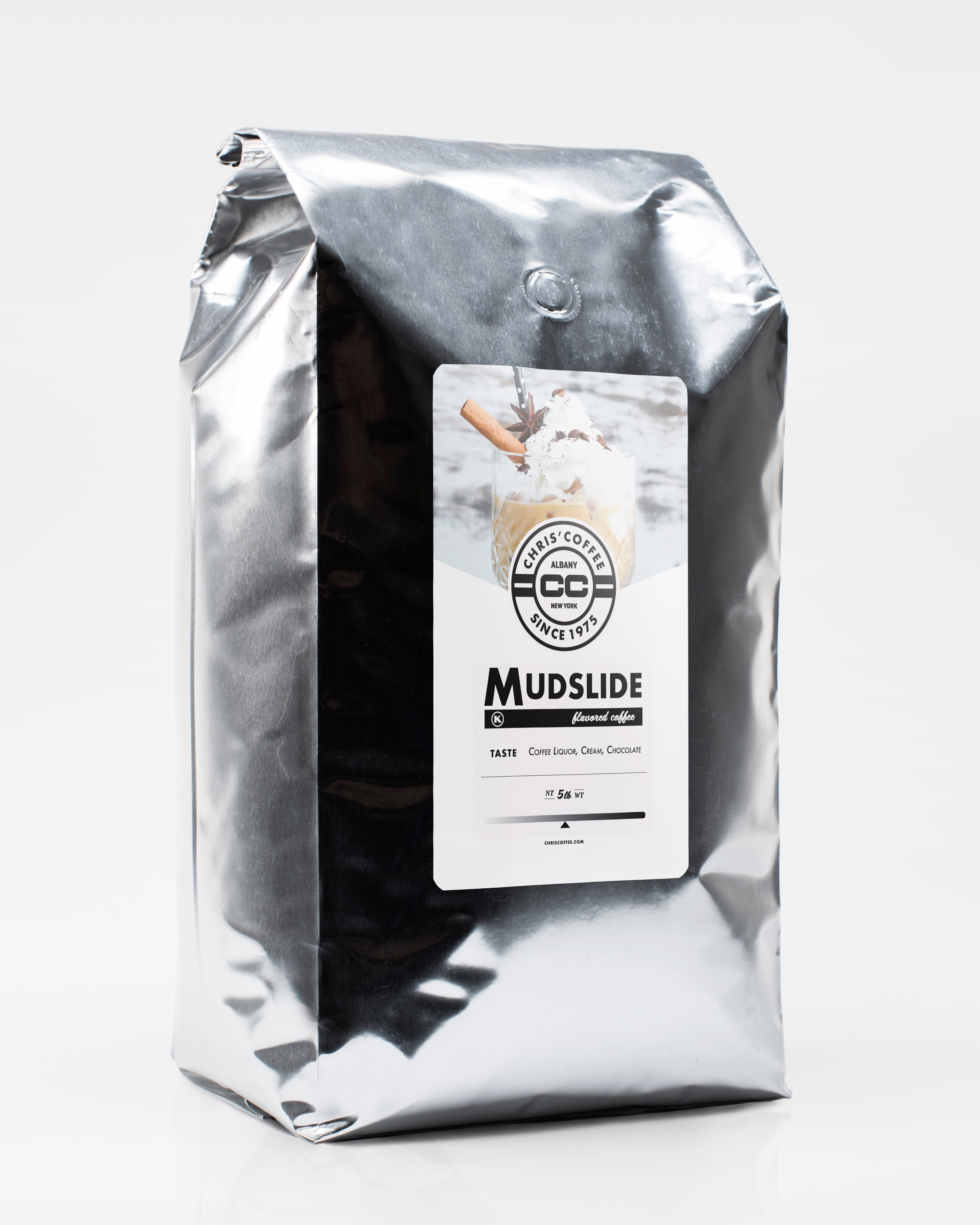 Premium Mudslide Flavored Coffee - Rich Chocolate & Irish Cream Blend - Perfect for Morning Brew, Office Break, or Cozy Evenings