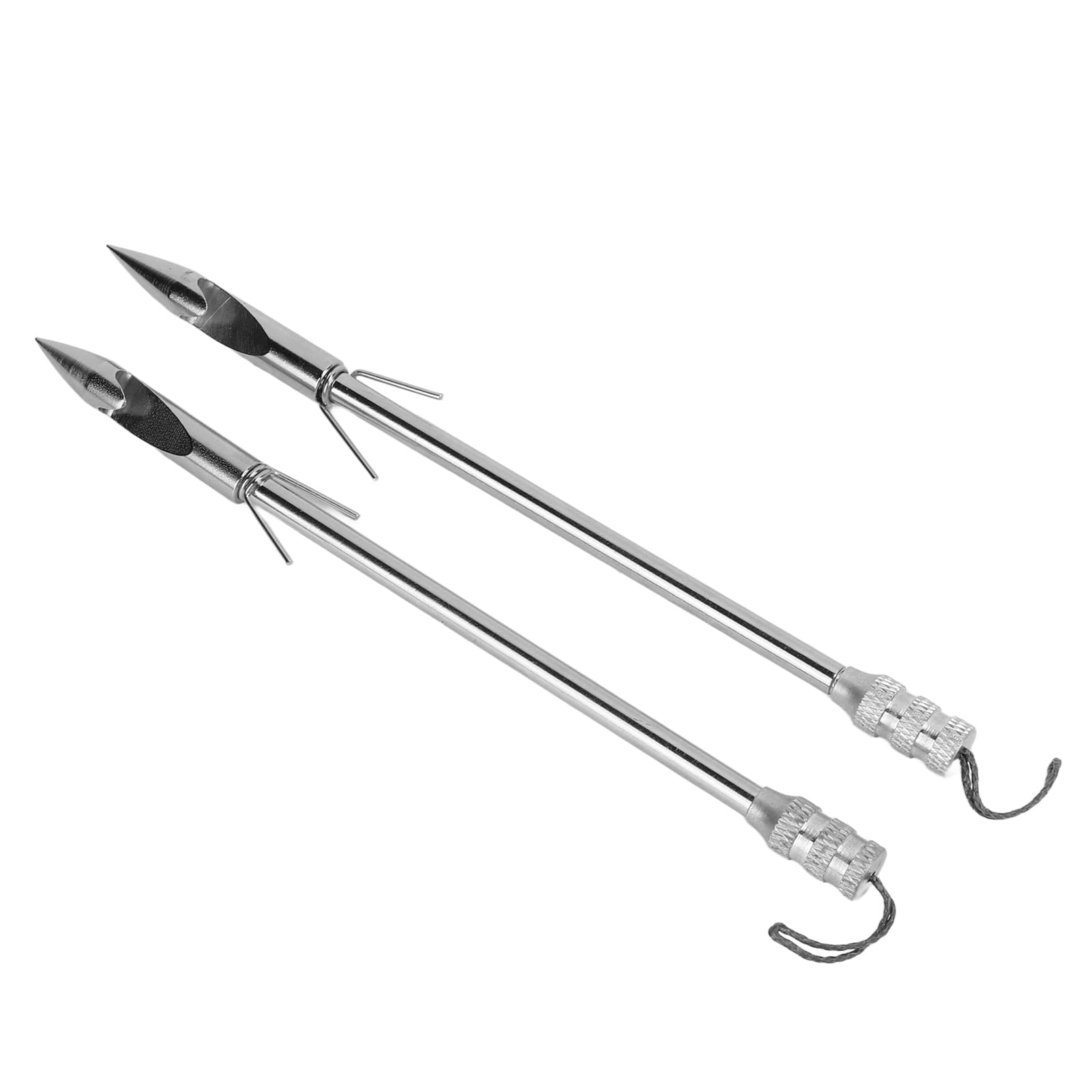 2 Pack 145mm Stainless Steel Fishing Darts - Compact Outdoor Fishing Arrow Tips for Spearfishing Gear | Perfect for Saltwater & Freshwater Fishing, Kayak Fishing, and Survival Equipment