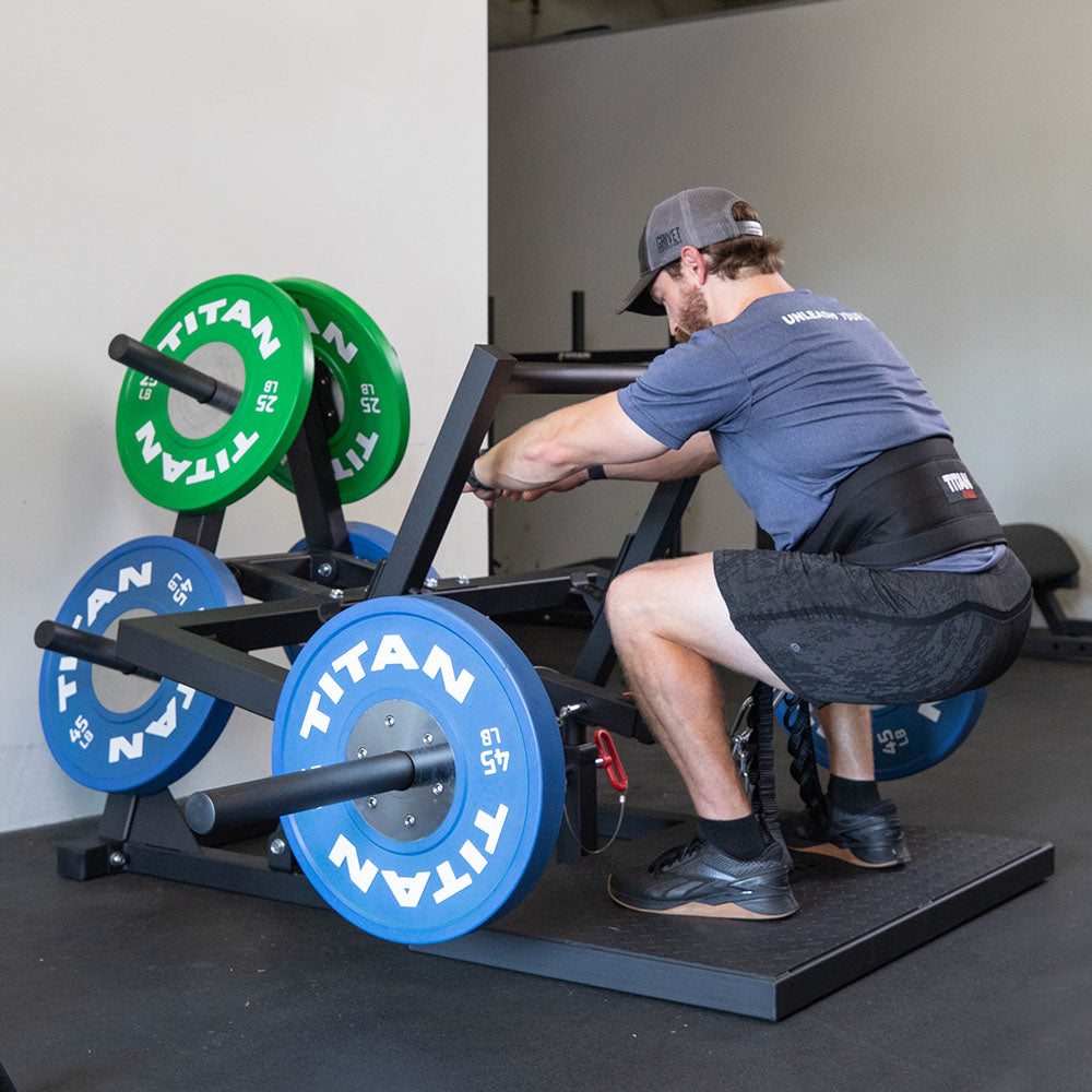 Scratch and Dent Belt Squat Machine - Heavy Duty Gym Equipment for Home & Commercial Use - Perfect for Strength Training & Leg Workouts