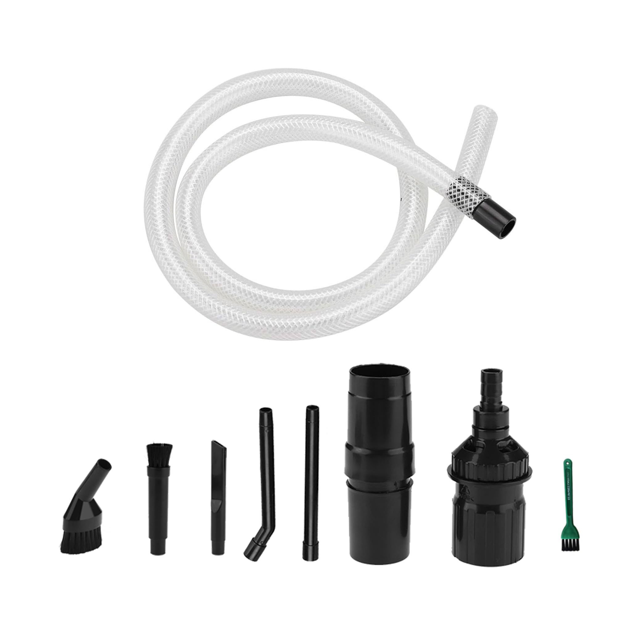 EZ SPARES Micro Cleaning Kit - 7PCS Universal Vacuum Cleaner Attachments for Keyboard, Crevice & Electronics Cleaning | Dust Removal Tools for Home, Office & Car Interior Maintenance