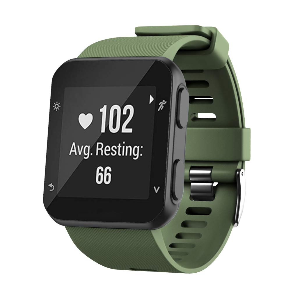 Replacement Silicone Watch Band for Garmin Forerunner 35 - Durable Strap Compatible with Garmin Forerunner 35 - Perfect for Running, Workouts, and Everyday Wear