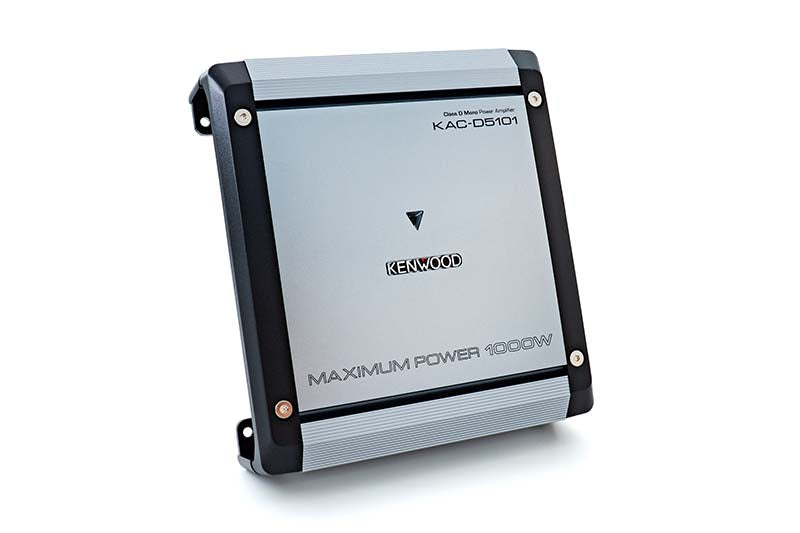 Kenwood KAC D5101 1000W Class D Mono Car Amplifier - High Power Bass Boost for Car Audio & Subwoofer Systems