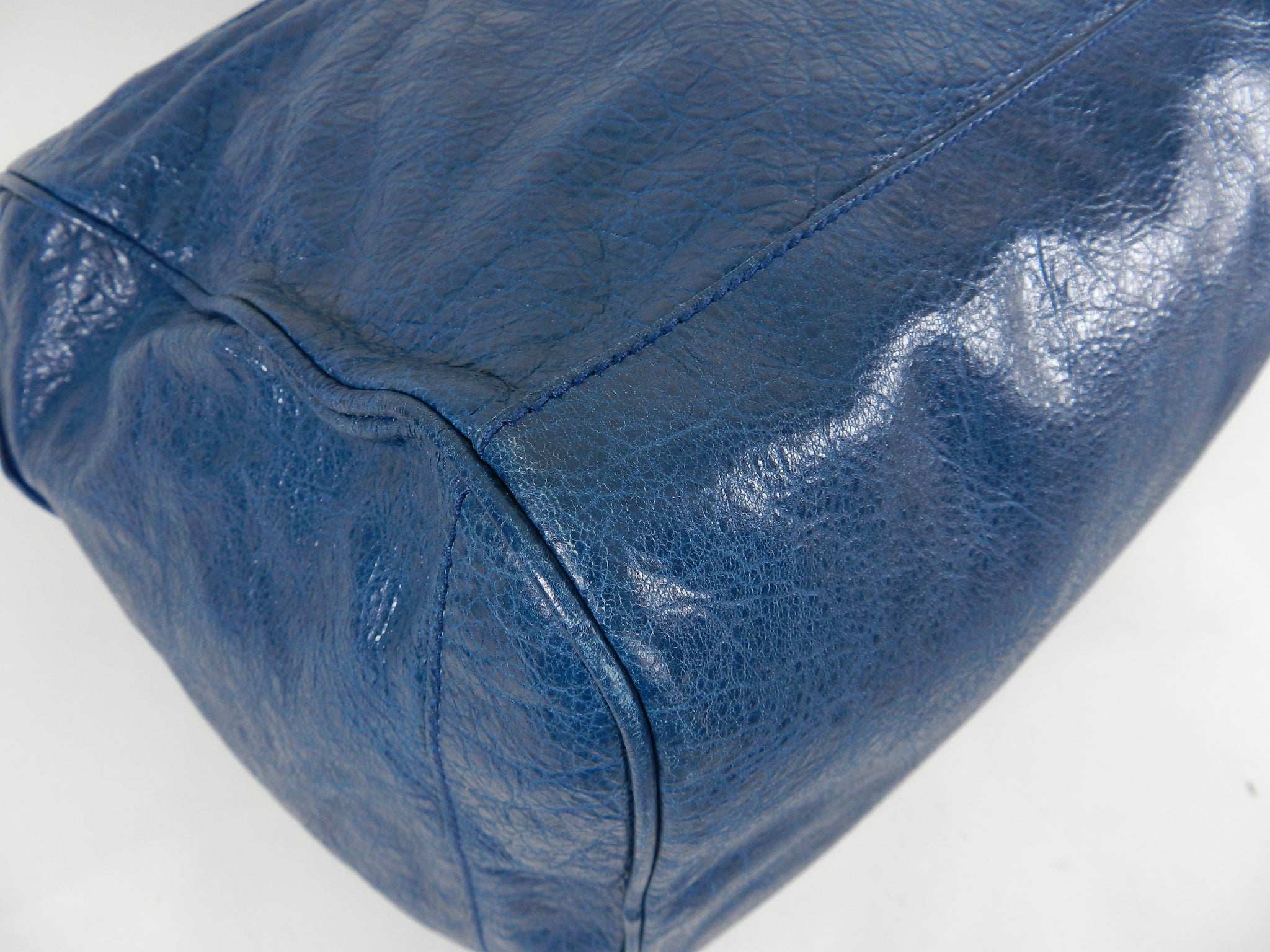 Balenciaga City Blue Giant Weekender Overnight Duffle Bag for Women | Luxury Travel Bag, Gym Bag & Weekend Getaway Essential