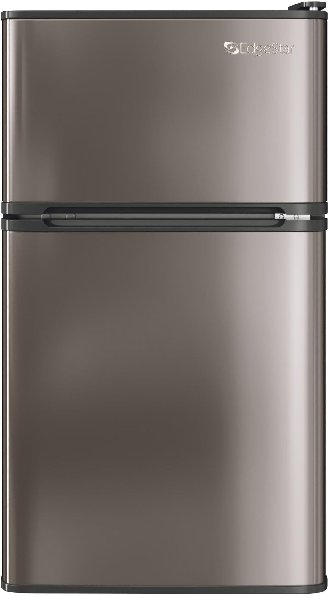 EdgeStar CRF321SS 3.1 Cu. Ft. Energy Star Compact Refrigerator with Freezer - Perfect for Dorms, Apartments, Offices & Small Spaces