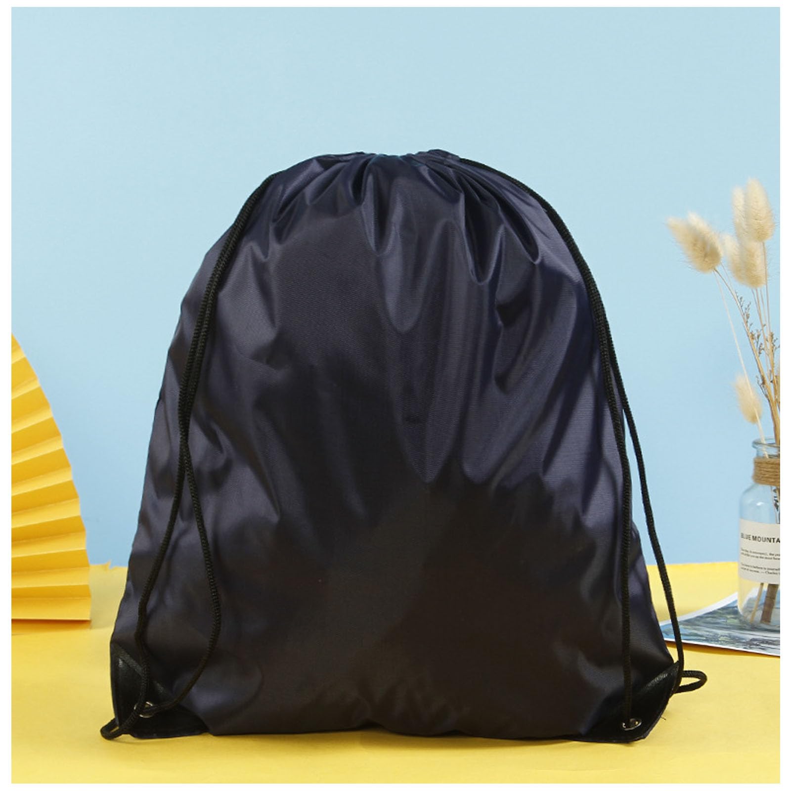 30PCS Drawstring Gym Backpacks - Lightweight Nylon Sports Bags for Workout, Travel & School | Water-Resistant String Backpack for Men & Women | Perfect for Gym, Sports Events, Camping & Daily Use