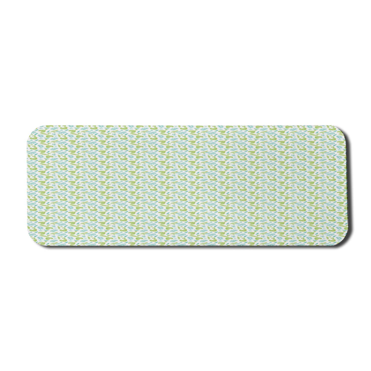 Ambesonne Tropical Leaves Computer Mouse Pad - Large 31