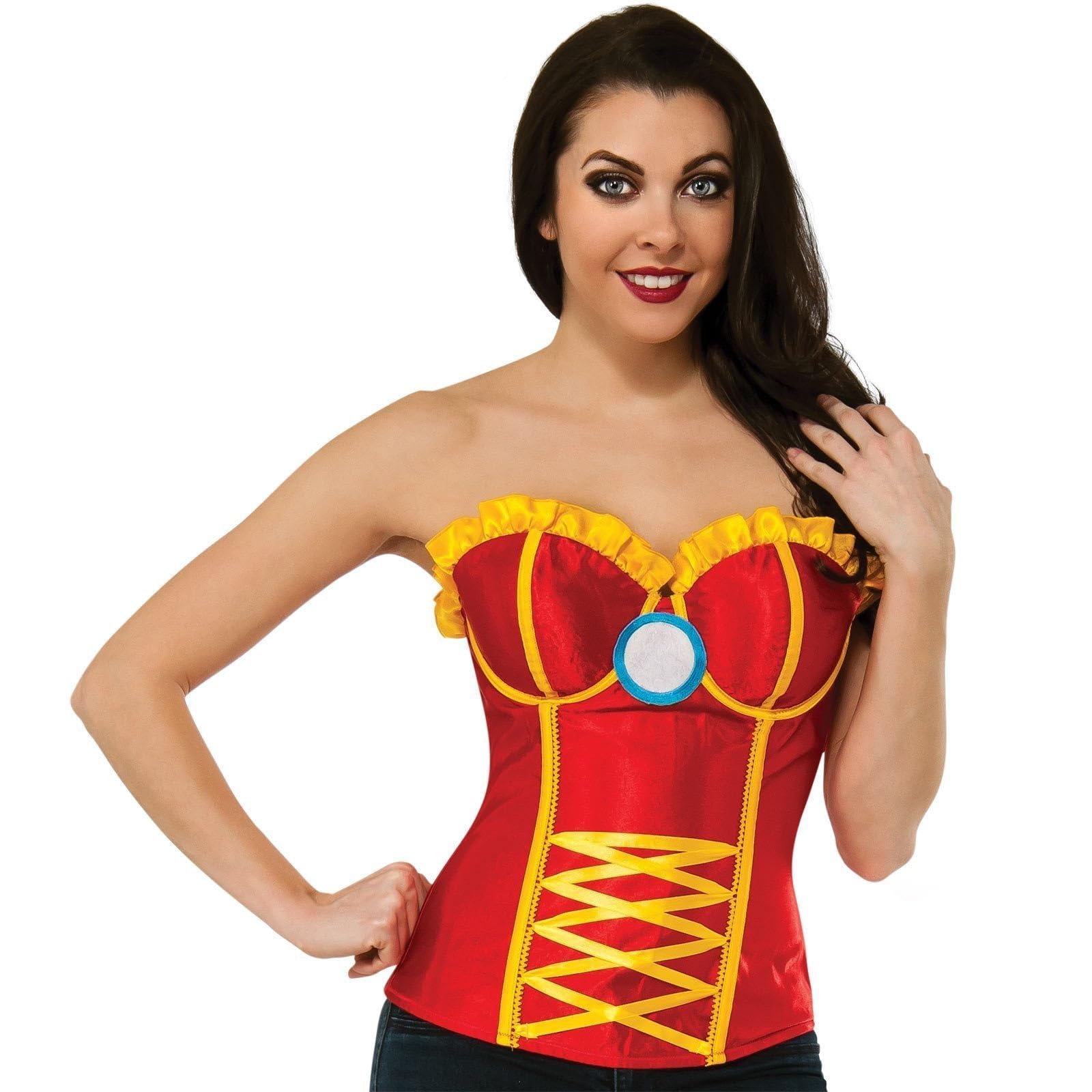 Rubie's Women's Marvel Iron Man Corset Costume - Adult Superhero Cosplay for Halloween, Comic Con & Themed Parties
