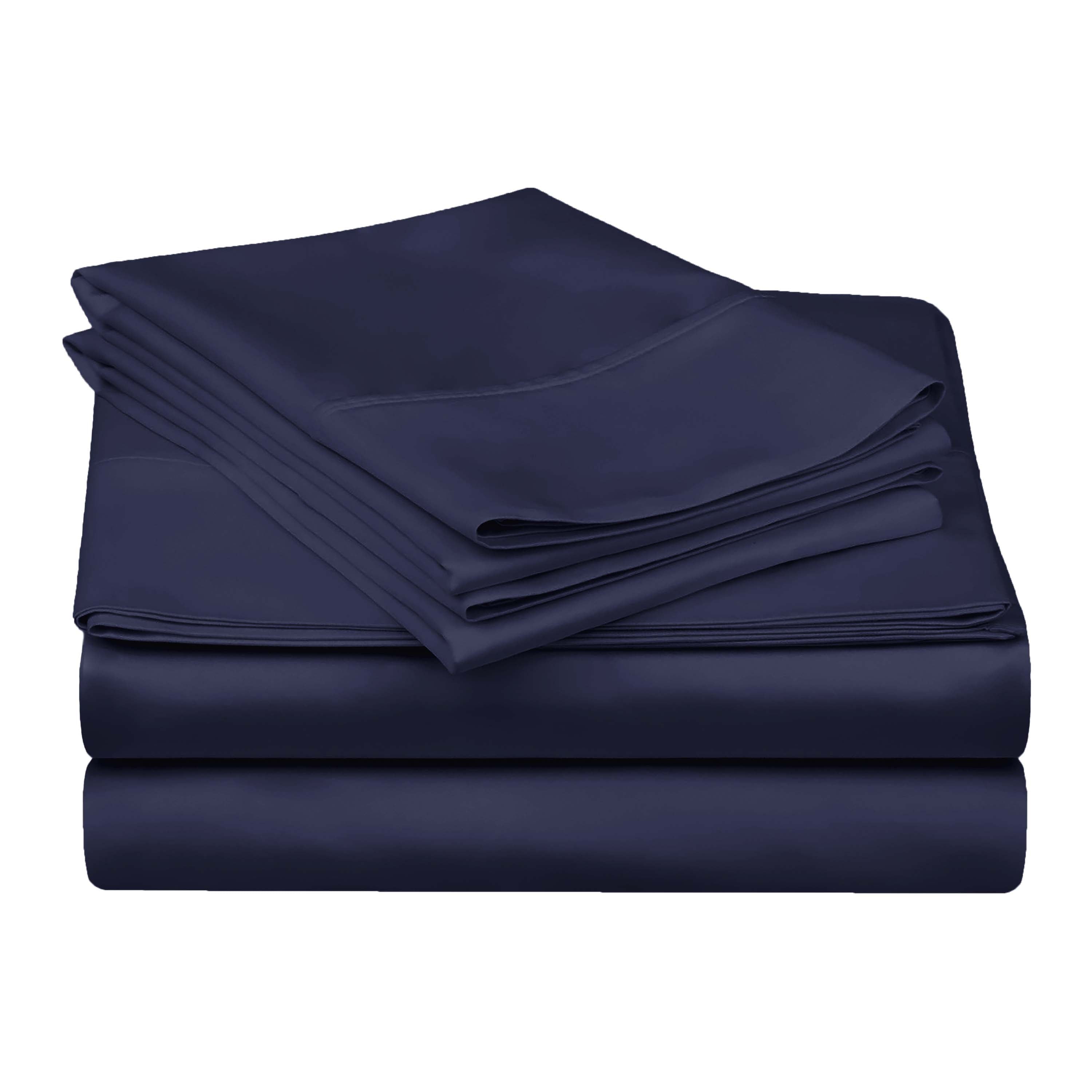 Premium 100% Egyptian Cotton 300 Thread Count Bed Sheet Set - Queen Size, Soft & Breathable for All-Season Comfort - Perfect for Luxury Bedrooms, Hotels, and Guest Rooms