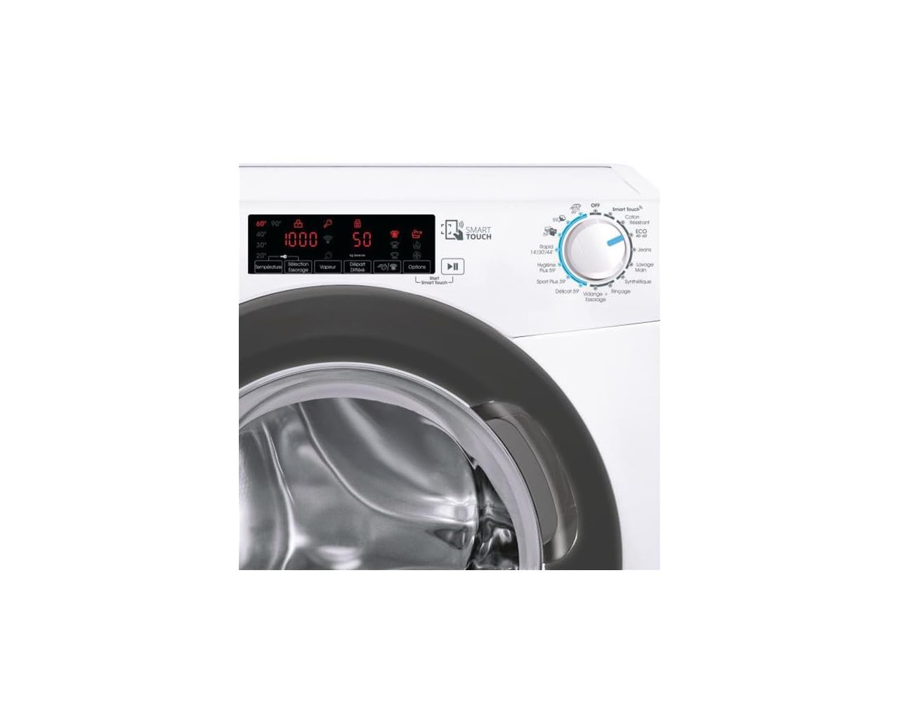 CANDY Front Load Washing Machine CSS1410TWMRE-47 - Energy Efficient Laundry Appliance for Home & Apartment Use