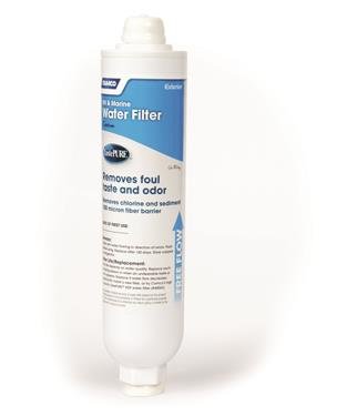 Camco 40645 TastePURE RV & Marine Water Filter 3-Pack - Removes Chlorine & Bad Taste for Clean Drinking Water in RVs, Boats & Camping