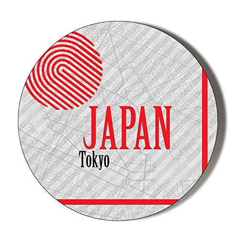 58mm Compact Mirror - Japanese Style Tokyo Inspired Makeup Mirror for Travel, Home, and Office Use