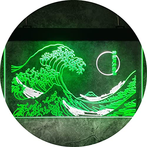 Green & White
