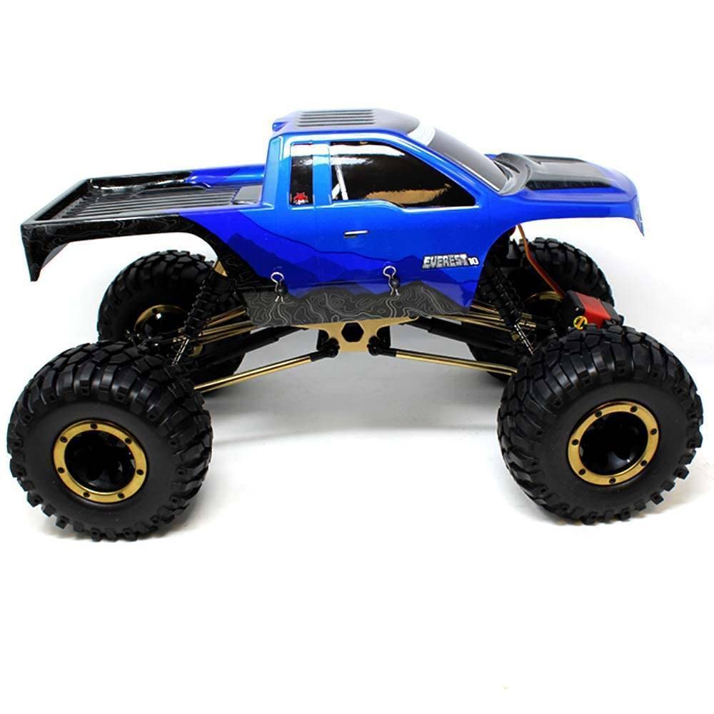 Redcat Racing Everest-10 1/10 Scale Electric Rock Crawler - Waterproof RC Truck with 2.4Ghz Radio Control, Blue/Black - Perfect for Off-Road Trails, Backyard Crawling & RC Hobby Enthusiasts