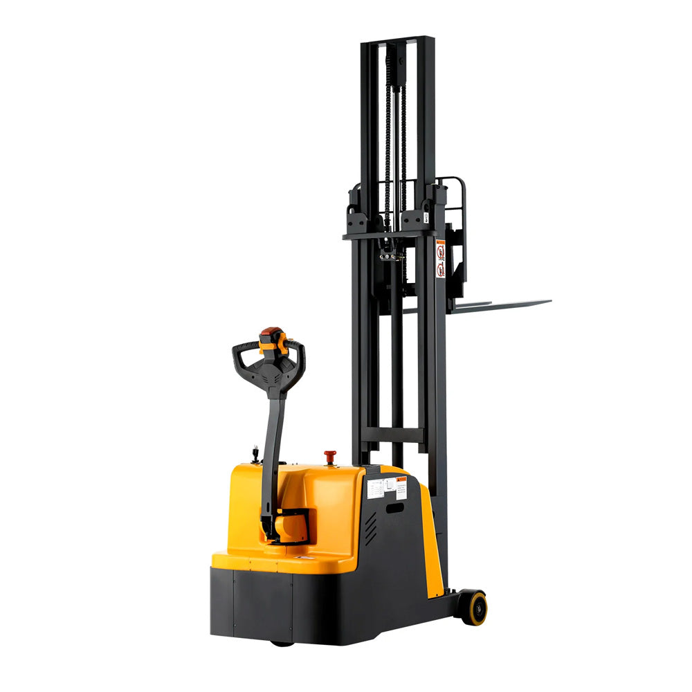 Electric Stacker with Counterbalance - 1,200 to 3,300 lbs Capacity for Warehouse, Factory & Logistics Operations
