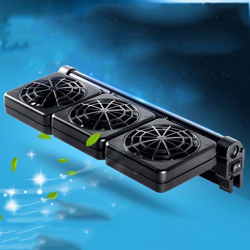 LONDAFISH Aquarium Chillers & Cooling Fan System - 3 Fan Fish Tank Cooler for Saltwater & Freshwater Aquariums | Perfect for Tropical Fish Tanks & Marine Life Temperature Control