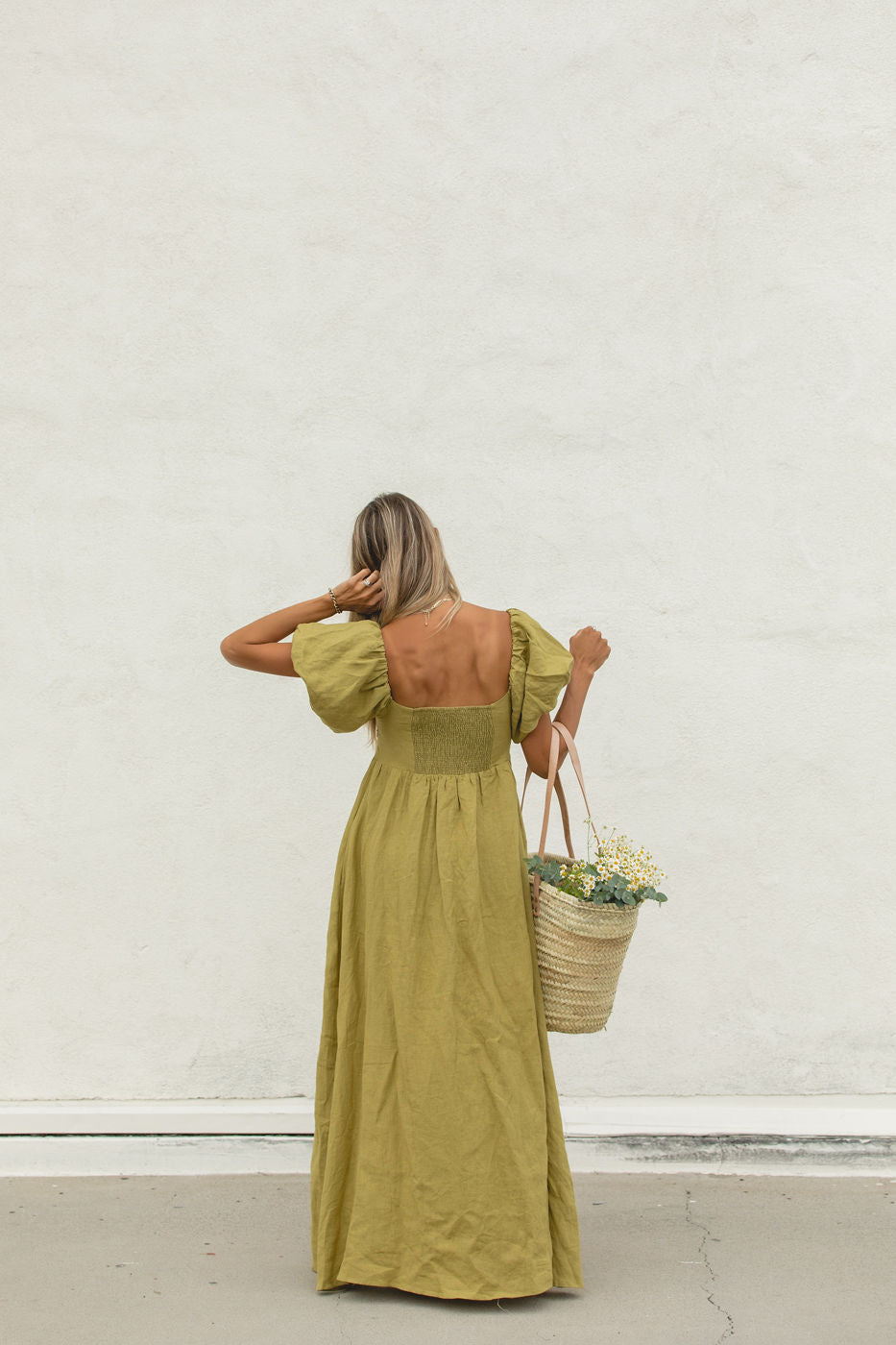 French Riviera Linen Dress for Women - Breathable Summer Beach Dress, Casual Boho Maxi Dress with Pockets | Perfect for Beach Vacations, Resort Wear & Summer Outings