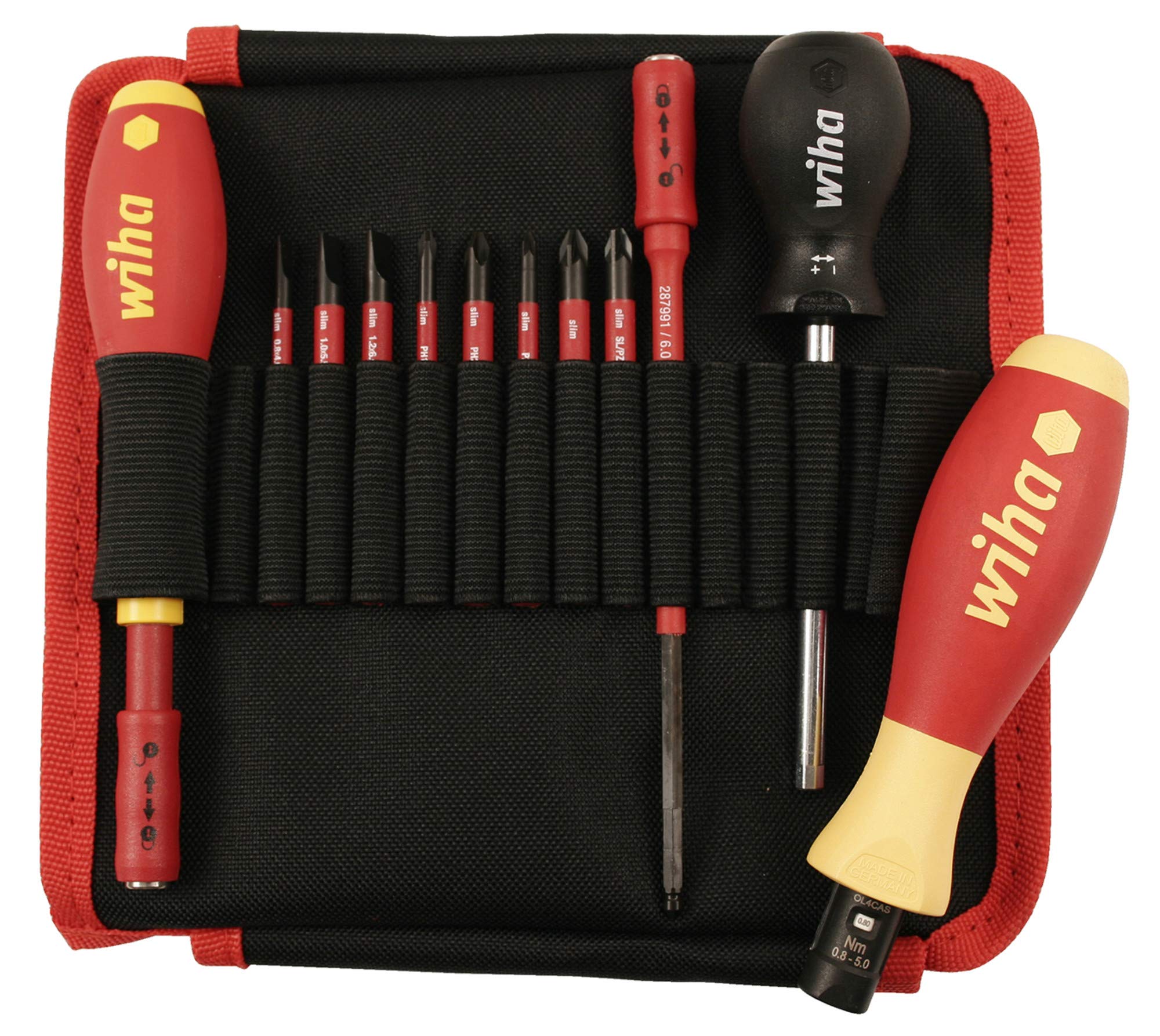 12-Piece Insulated Torque Control SlimLine Tool Set - Professional Electrical Work & DIY Home Repair Kit