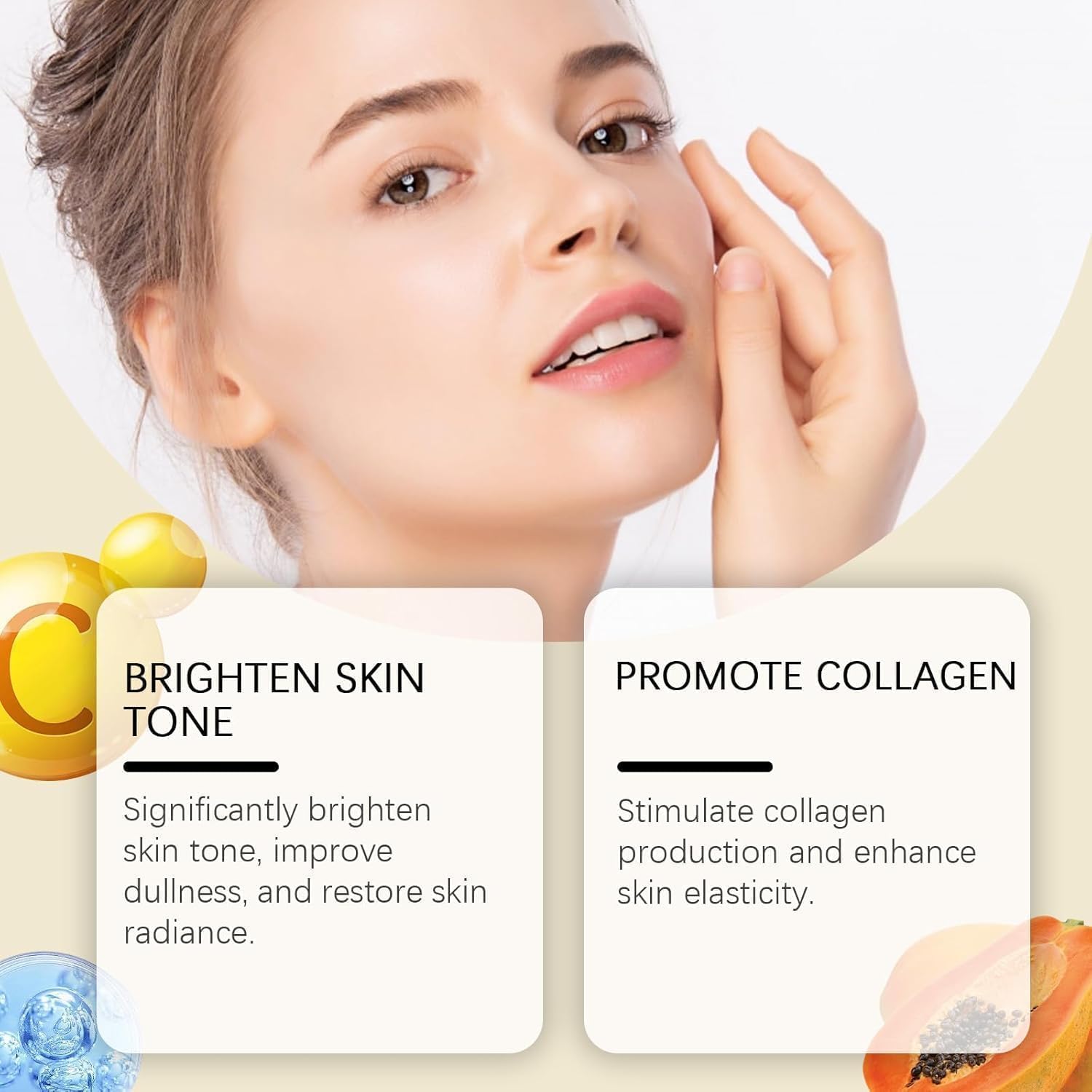 5X Vitamin C Toner for Face - Korean Collagen Face Toner with Anti-Aging & Anti-Wrinkle Benefits | Hydrating Vitamin C Serum & Moisturizer | Perfect for Daily Skincare Routine & Nighttime Skin Repair