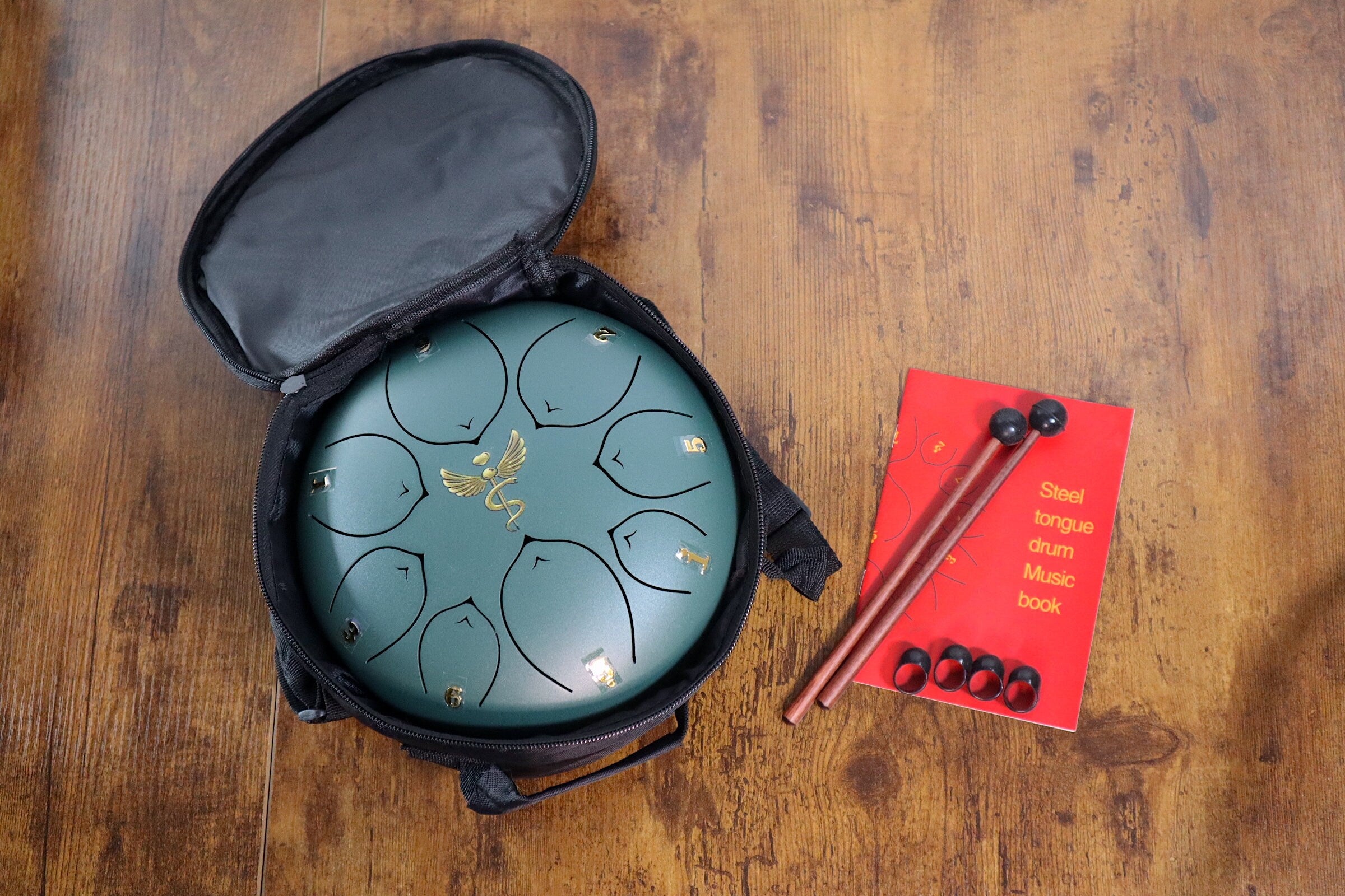 Life Force 8 Steel Tongue Drum in F Key - Handpan for Meditation, Yoga & Sound Healing | Shamanic & Ethereal Vibrations for Energy, Chi & Prana | Portable Tank Drum for Relaxation & Wellness